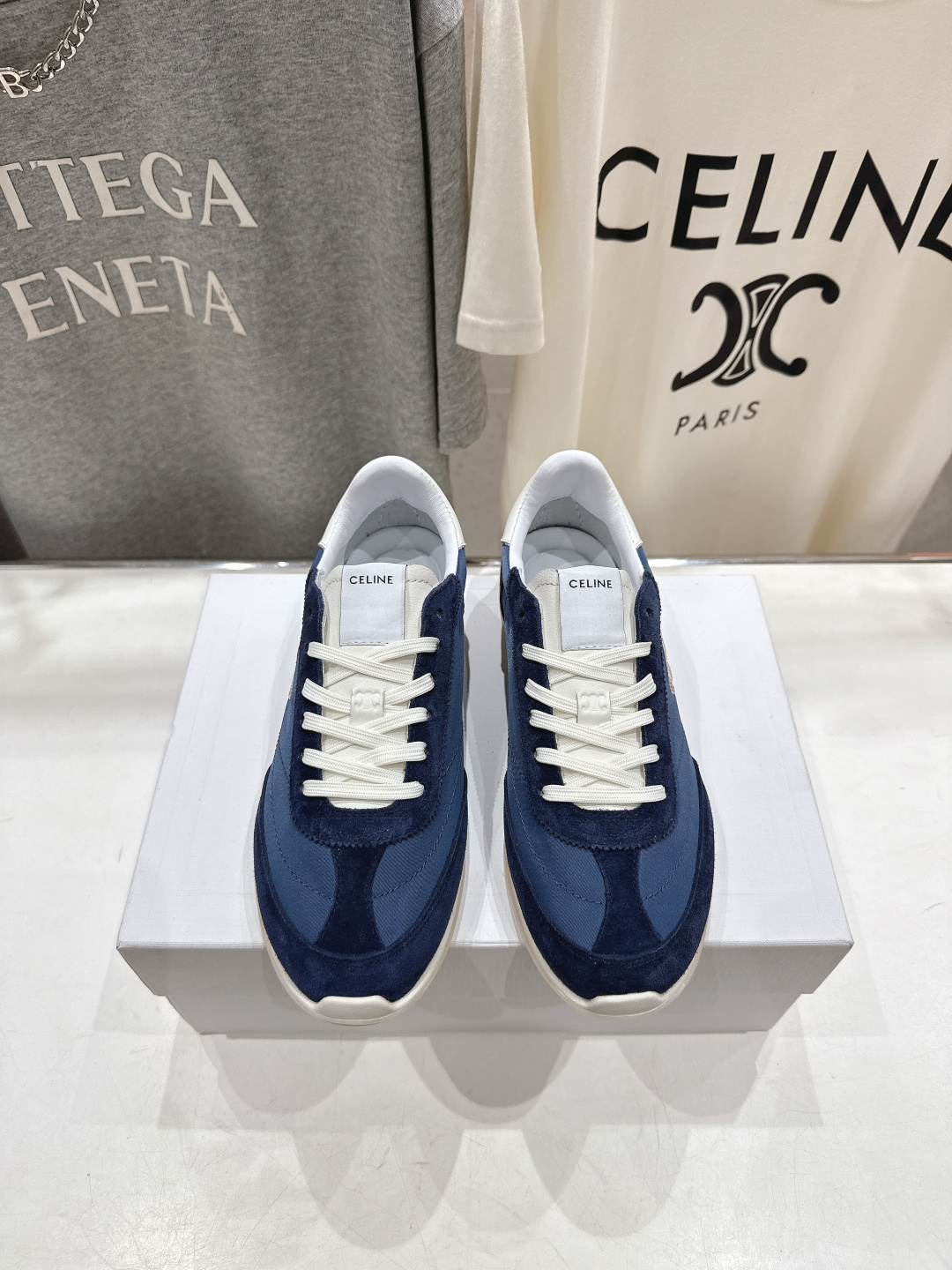 高版本出厂 CELINE*思琳赛琳F035 2026ss新款徽标系带阿甘鞋休闲运动鞋小白鞋简单舒服，干净