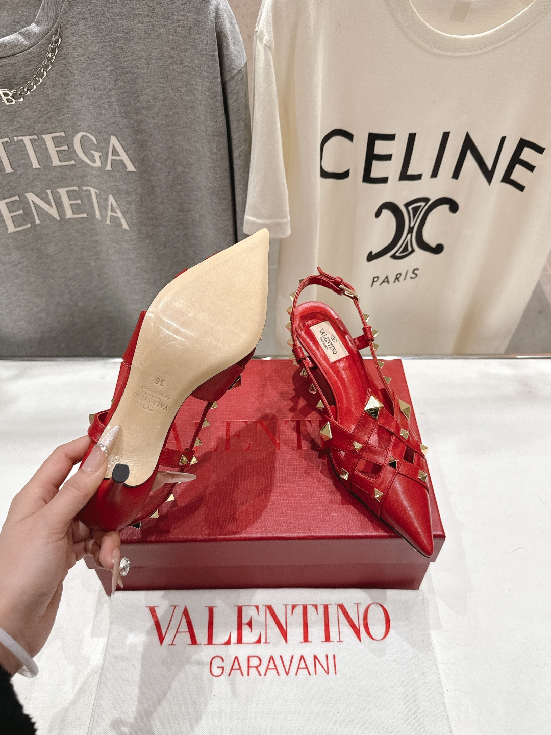 高版本出厂 ～New～顶级制作·Valentino*·华伦天奴〰️2026ss官方同步春夏走秀新款高跟鞋