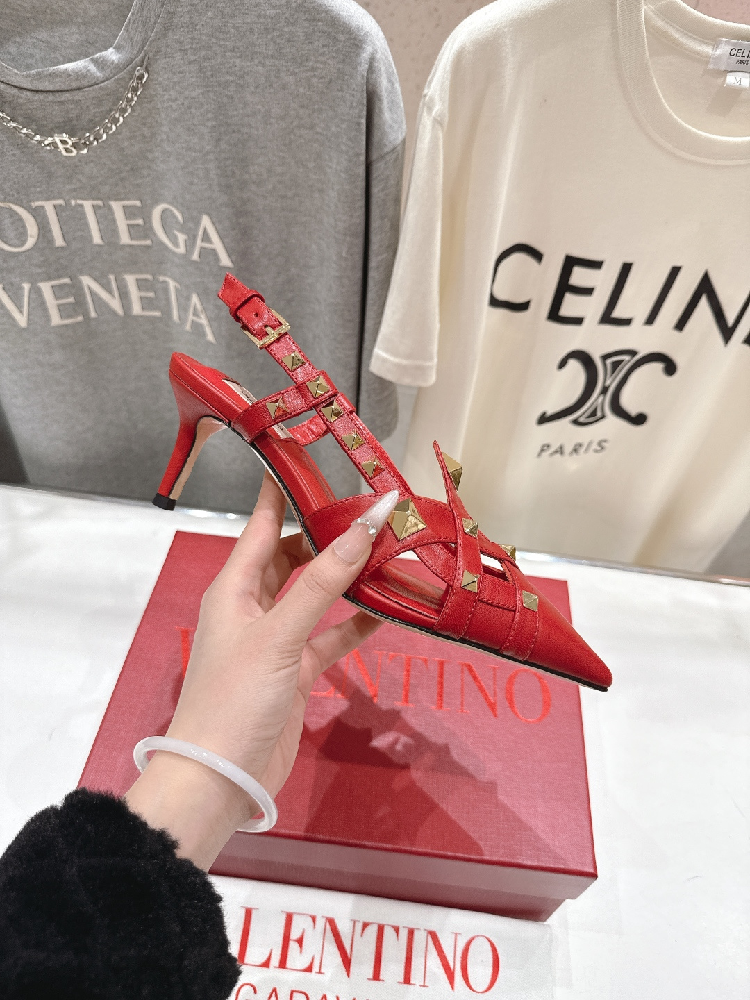 高版本出厂 ～New～顶级制作·Valentino*·华伦天奴〰️2026ss官方同步春夏走秀新款高跟鞋