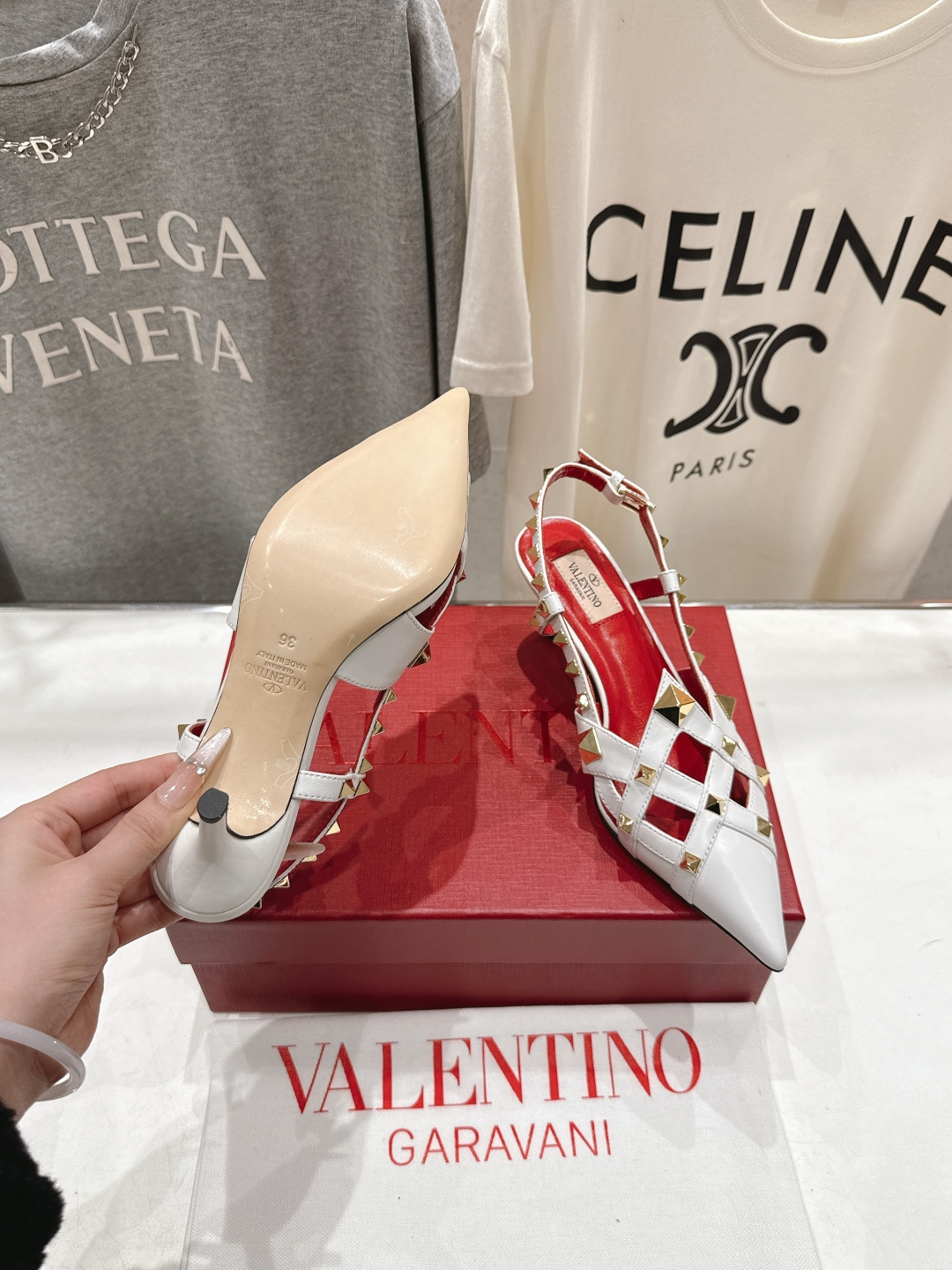 高版本出厂 ～New～顶级制作·Valentino*·华伦天奴〰️2026ss官方同步春夏走秀新款高跟鞋