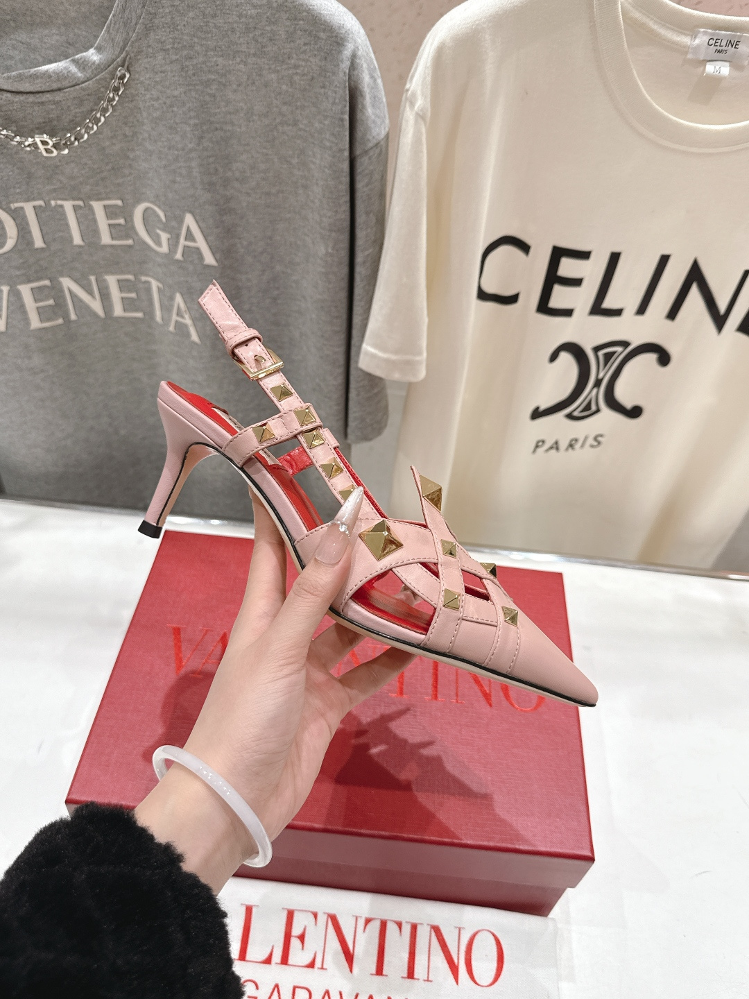 高版本出厂 ～New～顶级制作·Valentino*·华伦天奴〰️2026ss官方同步春夏走秀新款高跟鞋