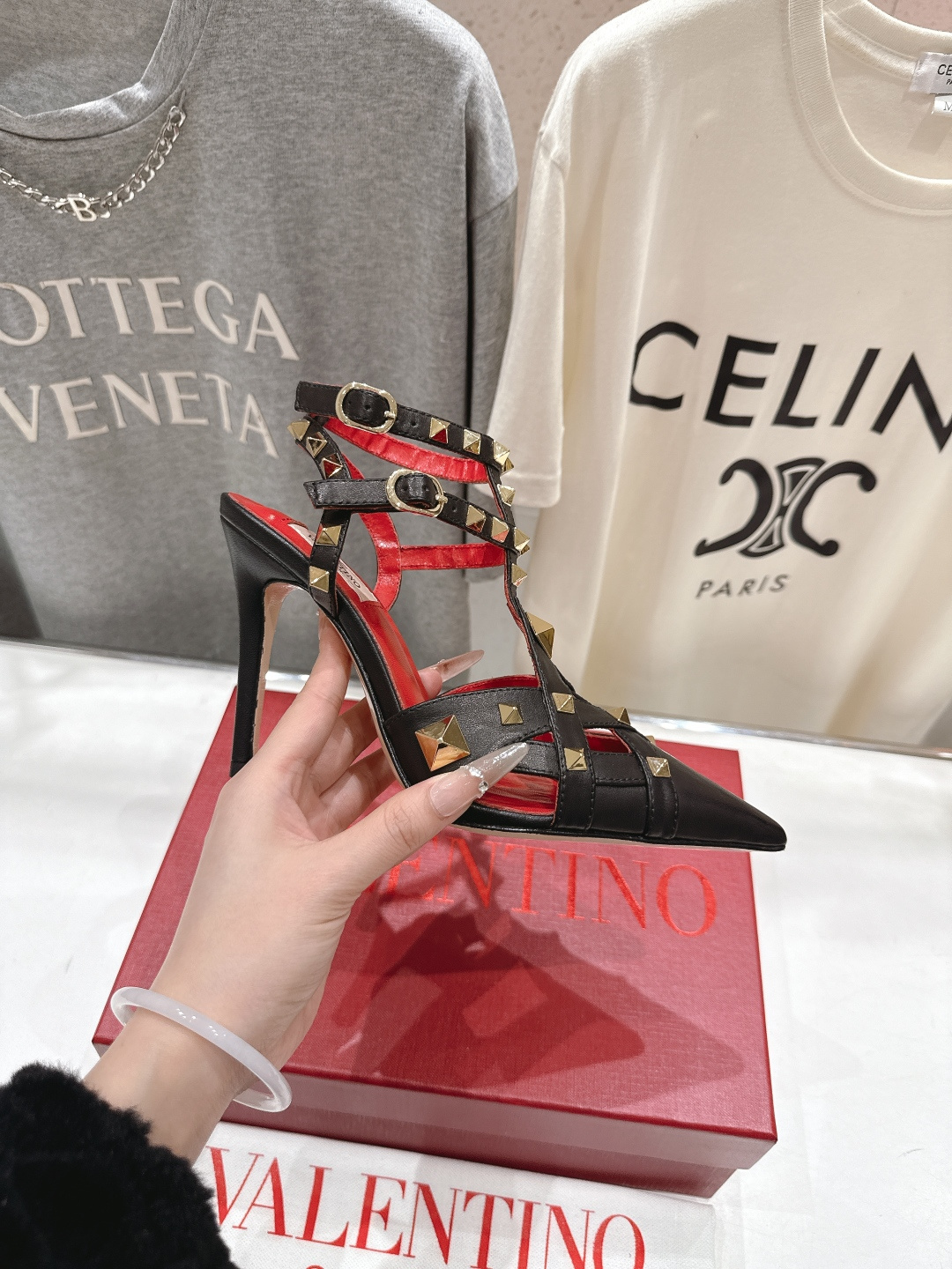 高版本出厂 ～New～顶级制作·Valentino*·华伦天奴〰️2026ss官方同步春夏走秀新款高跟鞋