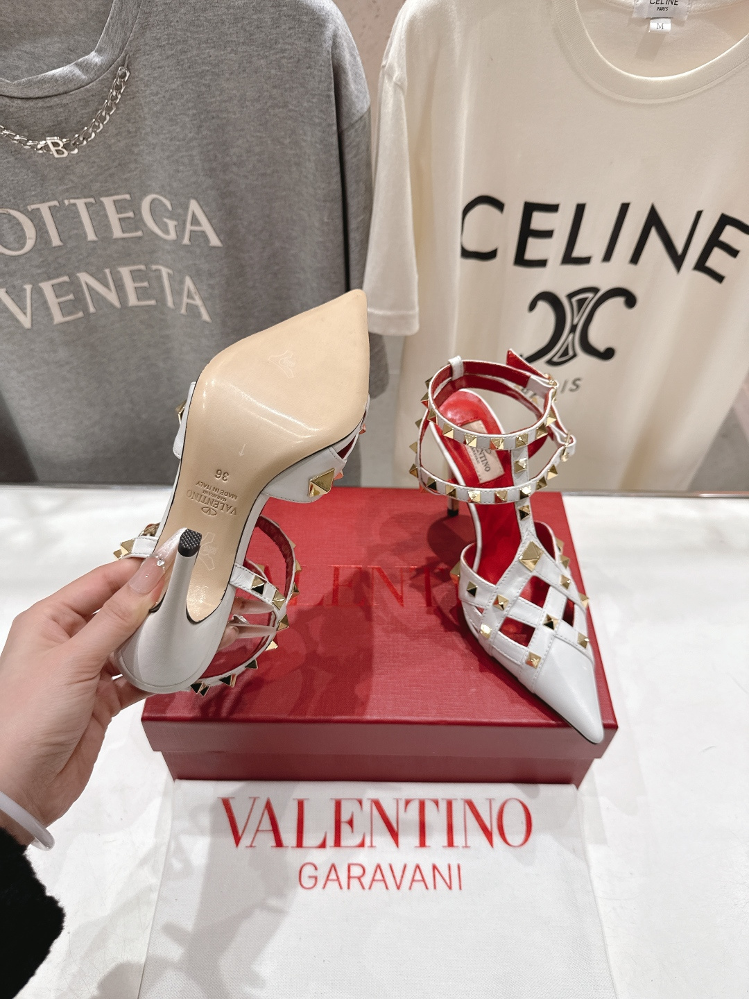 高版本出厂 ～New～顶级制作·Valentino*·华伦天奴〰️2026ss官方同步春夏走秀新款高跟鞋