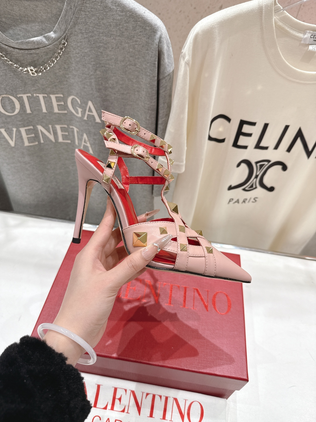 高版本出厂 ～New～顶级制作·Valentino*·华伦天奴〰️2026ss官方同步春夏走秀新款高跟鞋