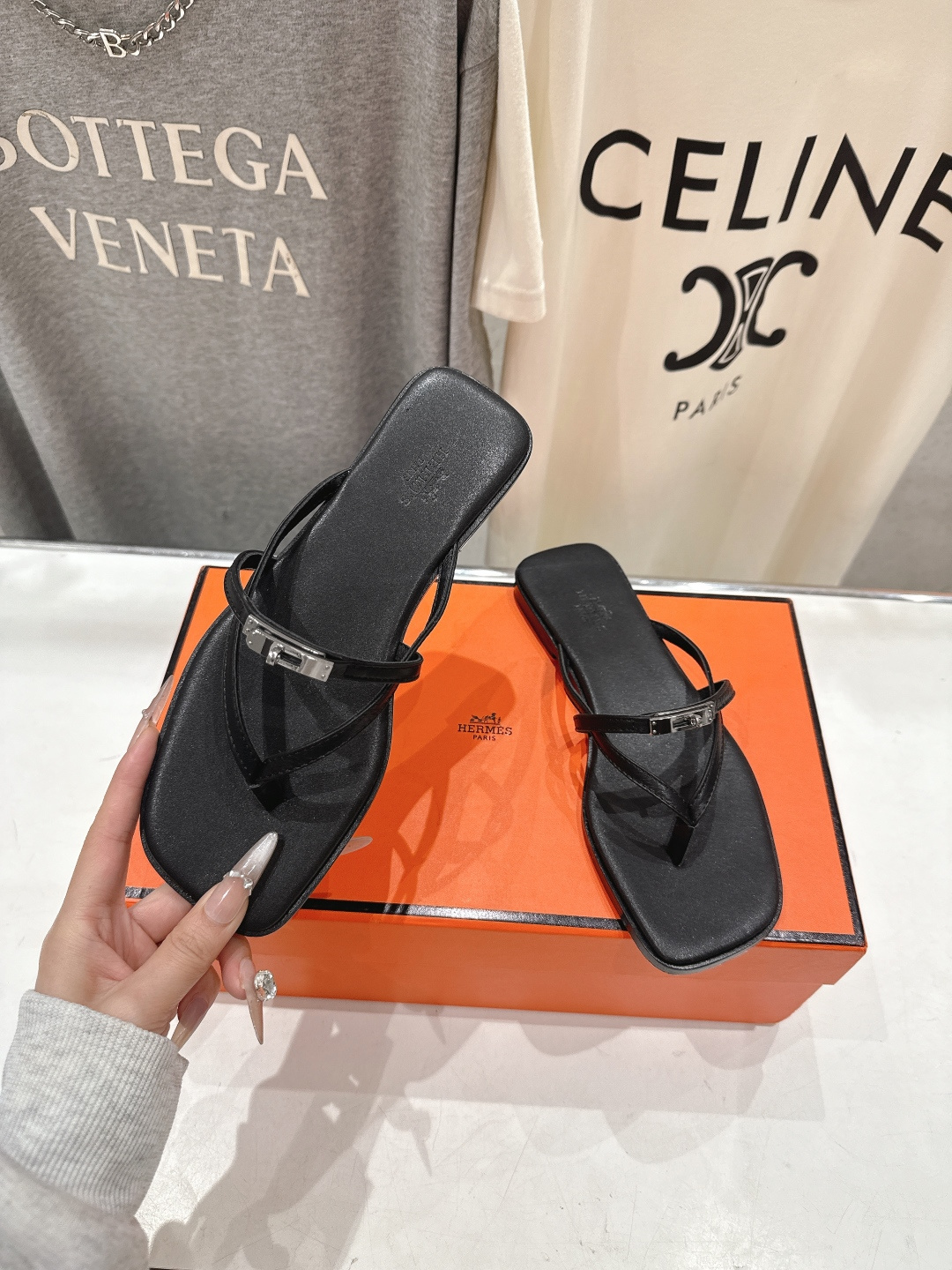 高版本出厂 Hermes/爱马仕H家F062 2026ss夏季新款 Extra度假风夹脚沙滩人字拖鞋顶级