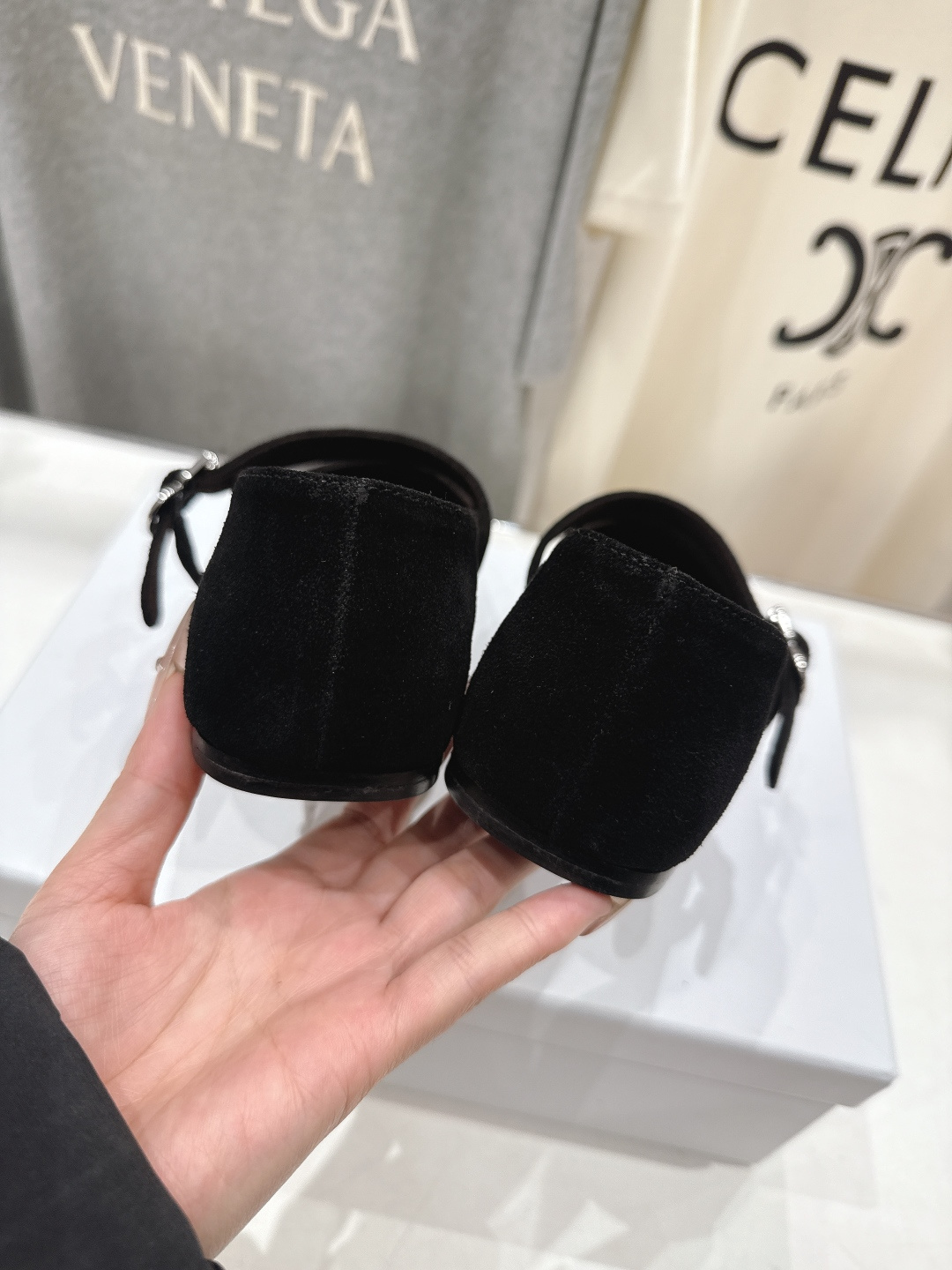 高版本出厂 the row 2026ss春夏走秀爆款小方头平底鞋玛丽珍休闲鞋单鞋非常舒服的平底鞋，极简设