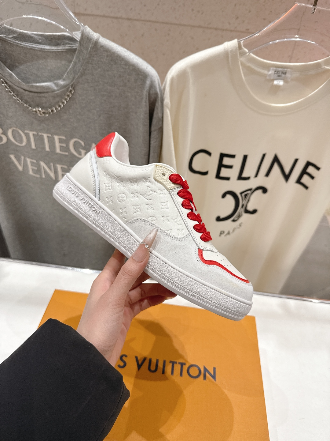 高版本出厂 LOUIS VUITTON～LV路易威登F057 L家驴牌最新款走秀款系列厚底运动休闲鞋原版