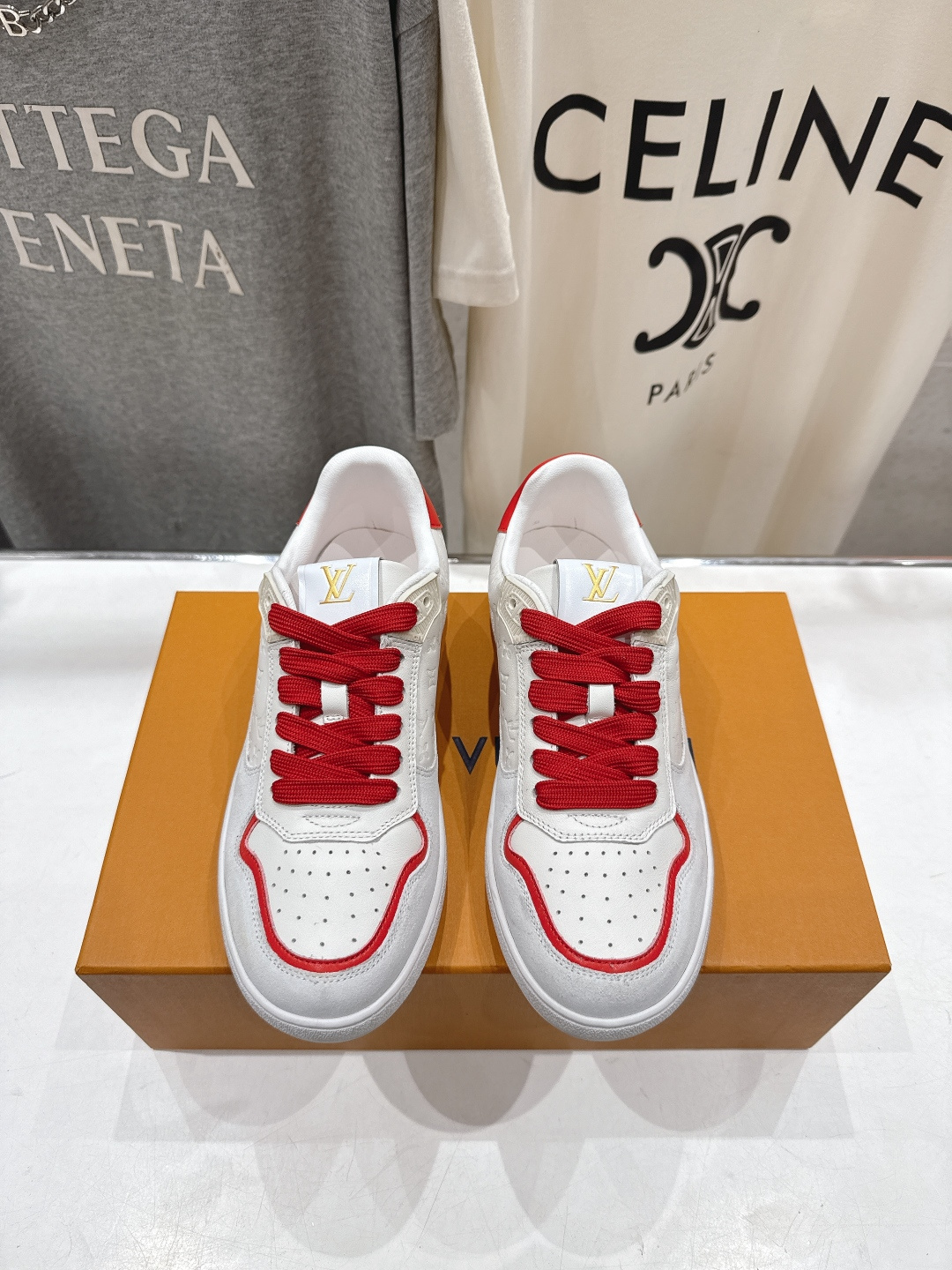 高版本出厂 LOUIS VUITTON～LV路易威登F057 L家驴牌最新款走秀款系列厚底运动休闲鞋原版