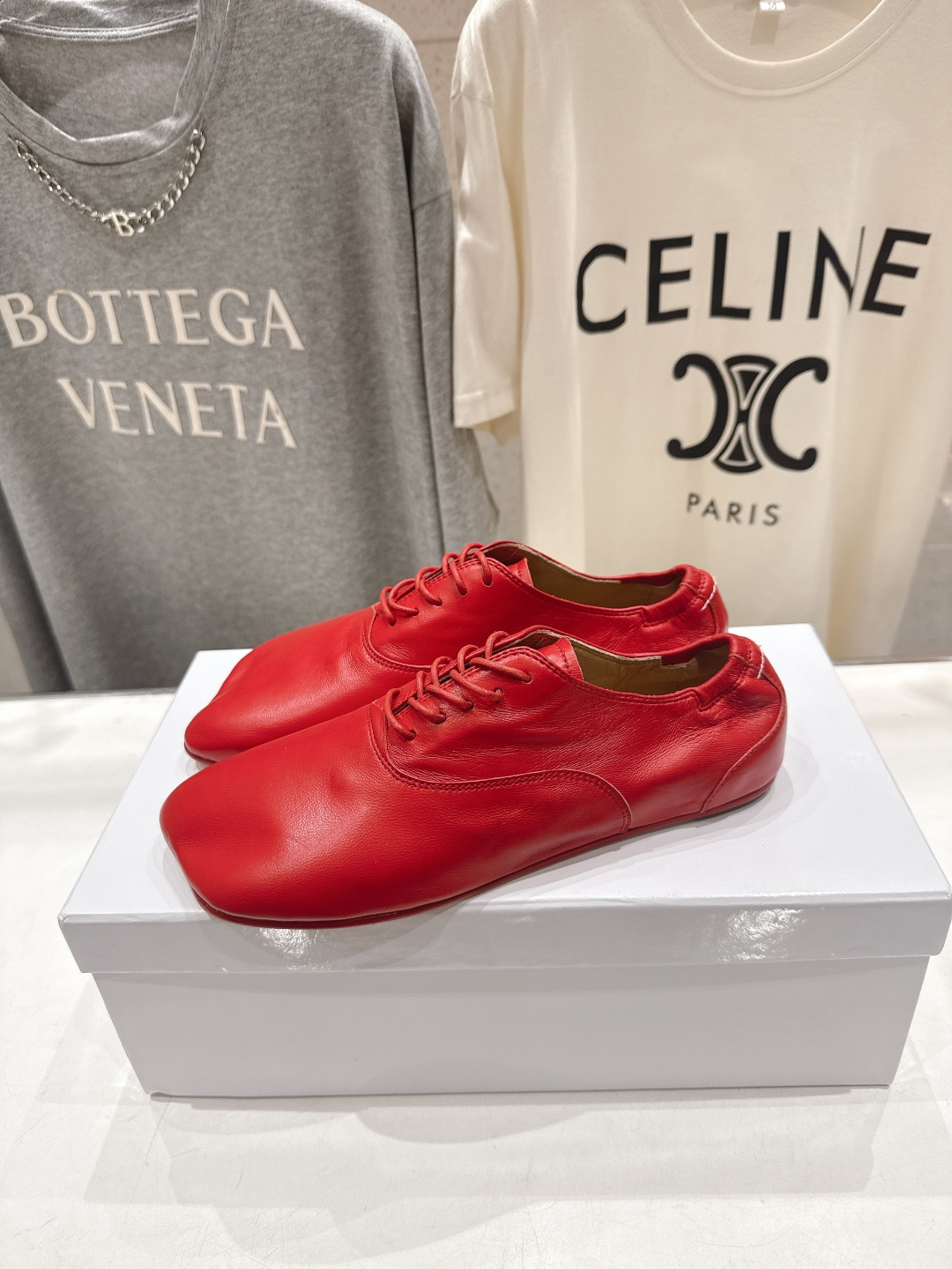 高版本出厂 Maison Margiel* 2026ss春夏走秀新款MM6马吉拉新品玛丽珍系带小皮鞋休闲