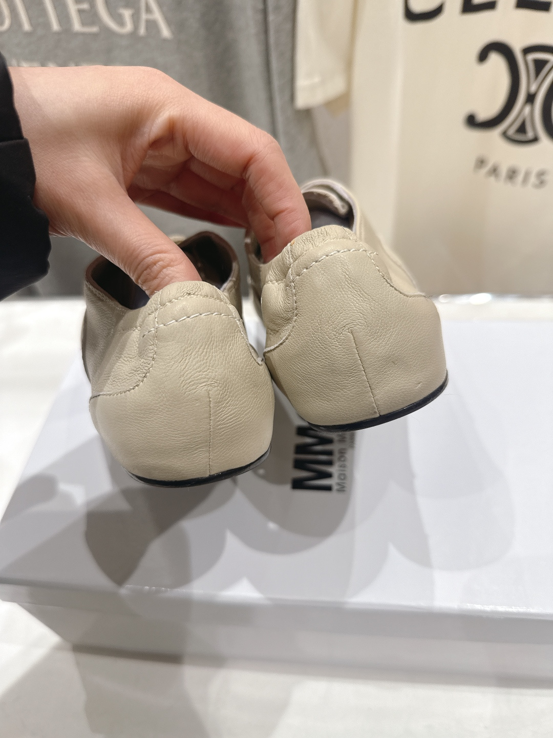 高版本出厂 Maison Margiel* 2026ss春夏走秀新款MM6马吉拉新品玛丽珍系带小皮鞋休闲