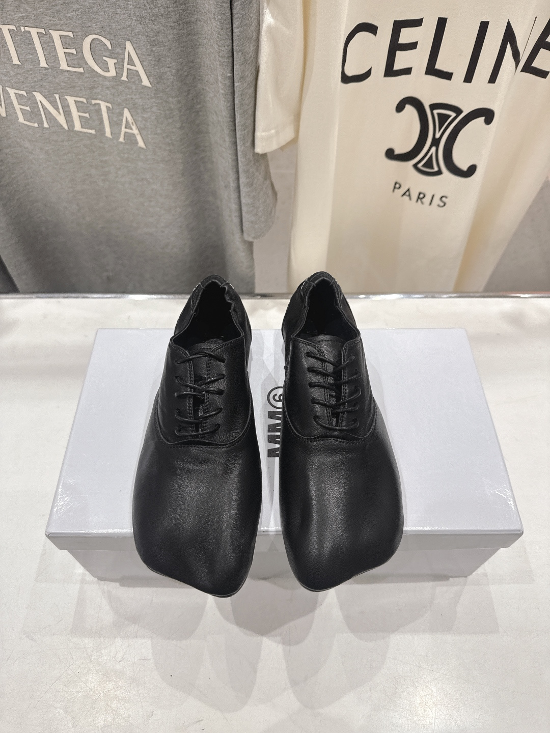 高版本出厂 Maison Margiel* 2026ss春夏走秀新款MM6马吉拉新品玛丽珍系带小皮鞋休闲