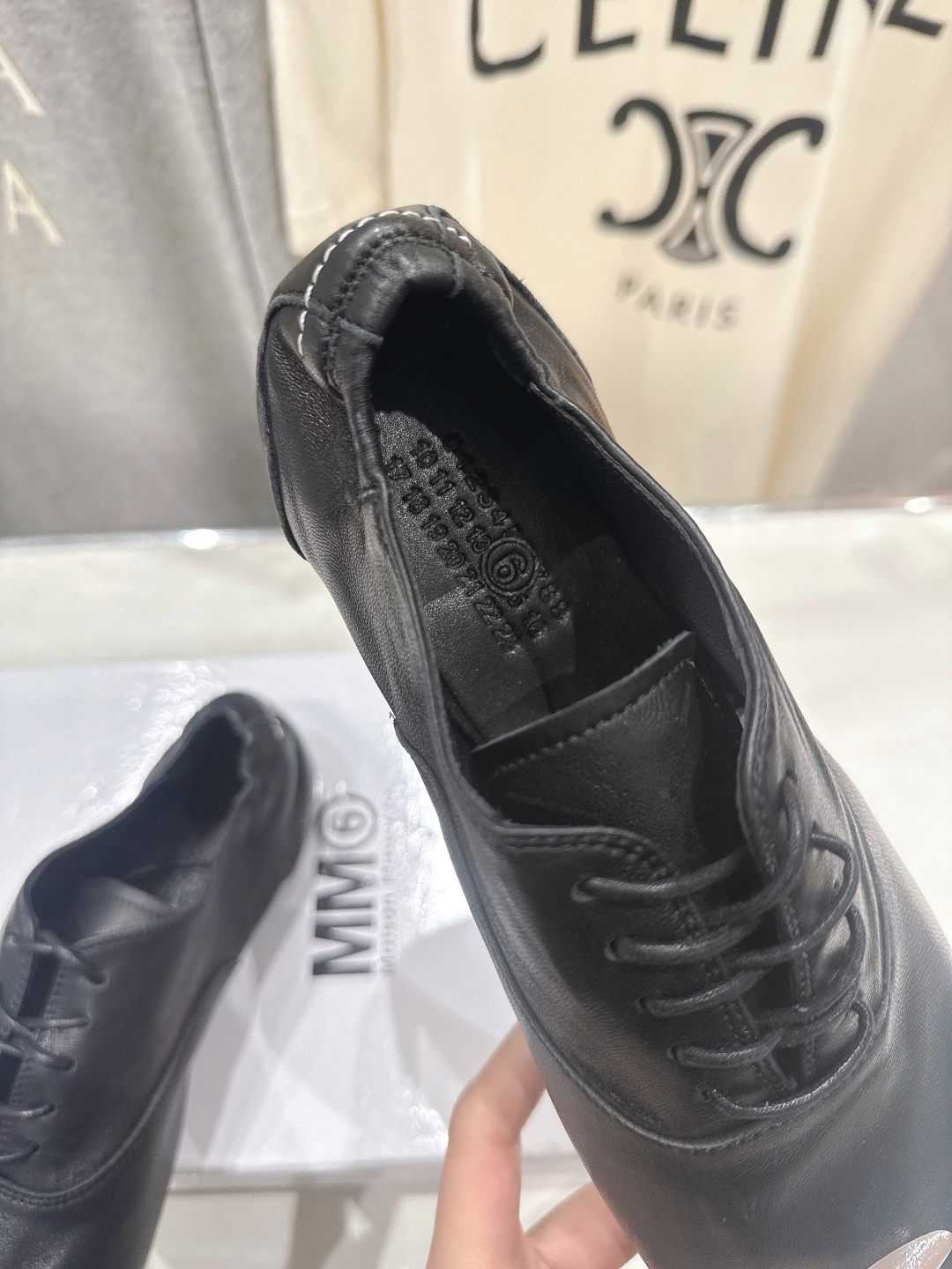 高版本出厂 Maison Margiel* 2026ss春夏走秀新款MM6马吉拉新品玛丽珍系带小皮鞋休闲