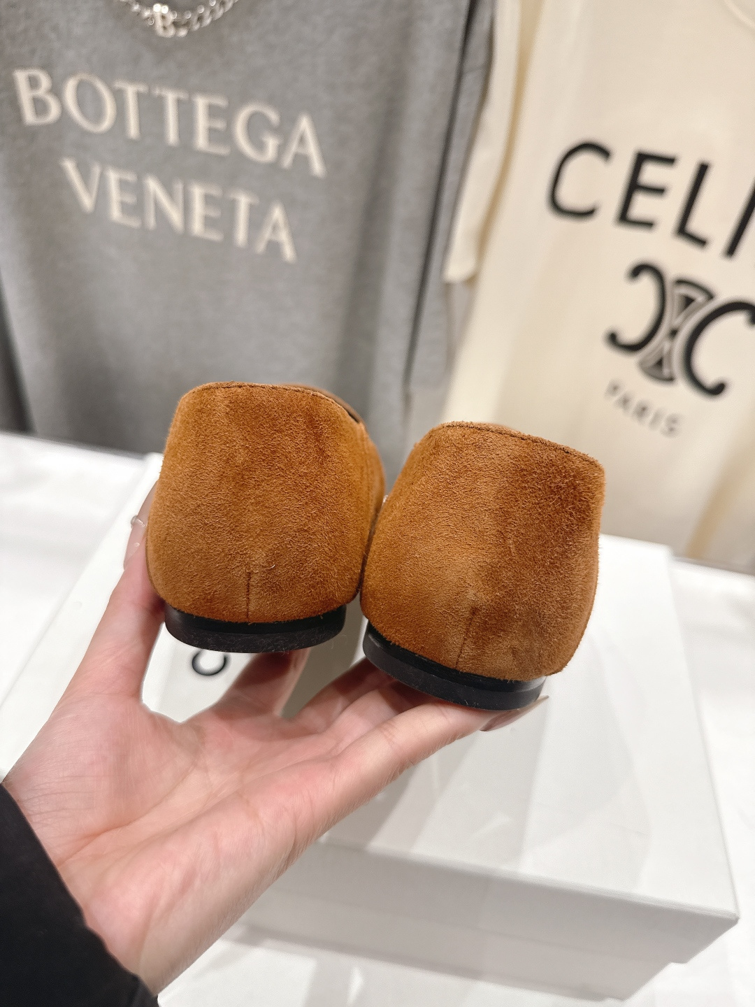 高版本出厂 CELINE*赛琳F030 2026ss春夏新款玛丽珍平底乐福鞋一脚蹬单鞋网红爆款来袭！各大