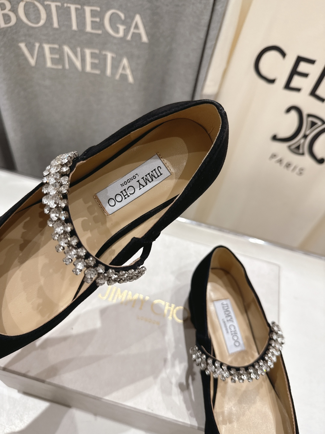 高版本出厂 JIMMY CHOO*｜JC/吉米周2026ss夏季新款玛丽珍平底鞋时装鞋单鞋原版套楦，完美