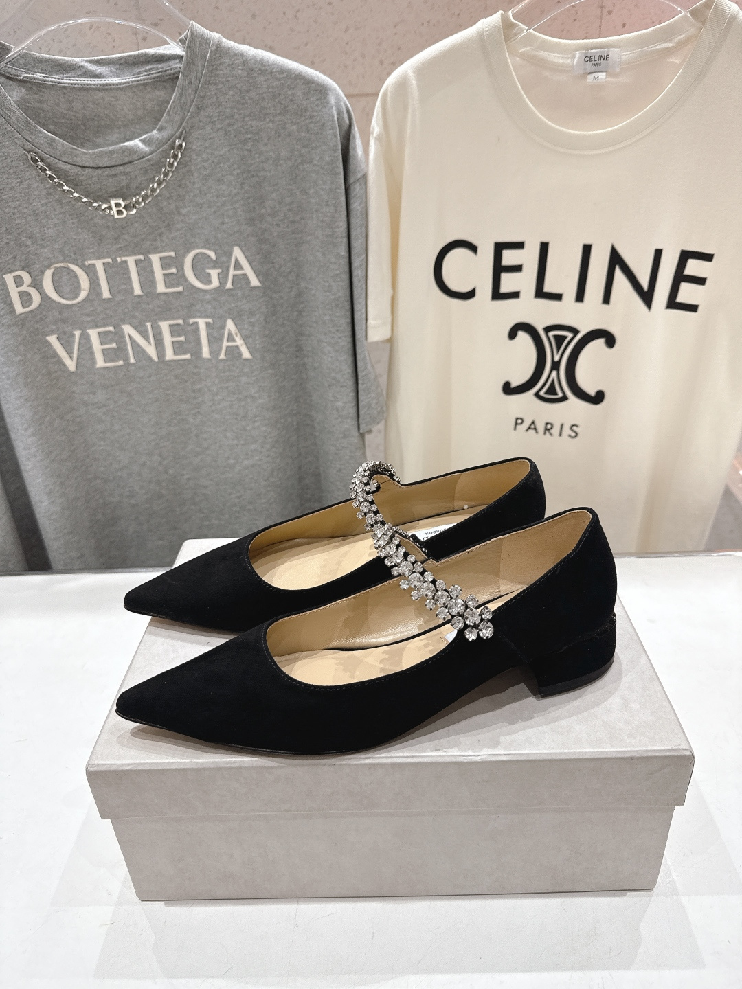 高版本出厂 JIMMY CHOO*｜JC/吉米周2026ss夏季新款玛丽珍平底鞋时装鞋单鞋原版套楦，完美