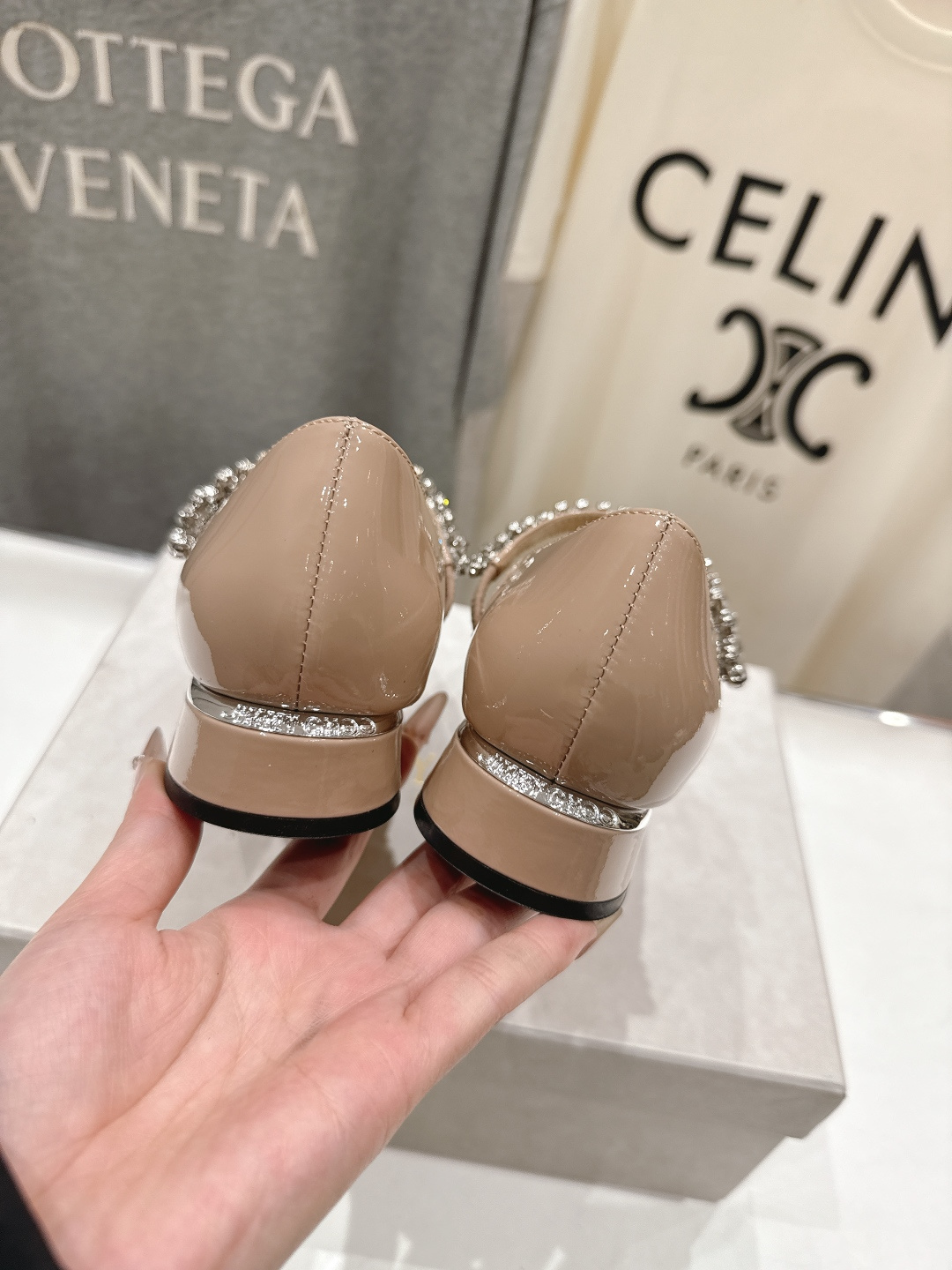 高版本出厂 JIMMY CHOO*｜JC/吉米周2026ss夏季新款玛丽珍平底鞋时装鞋单鞋原版套楦，完美