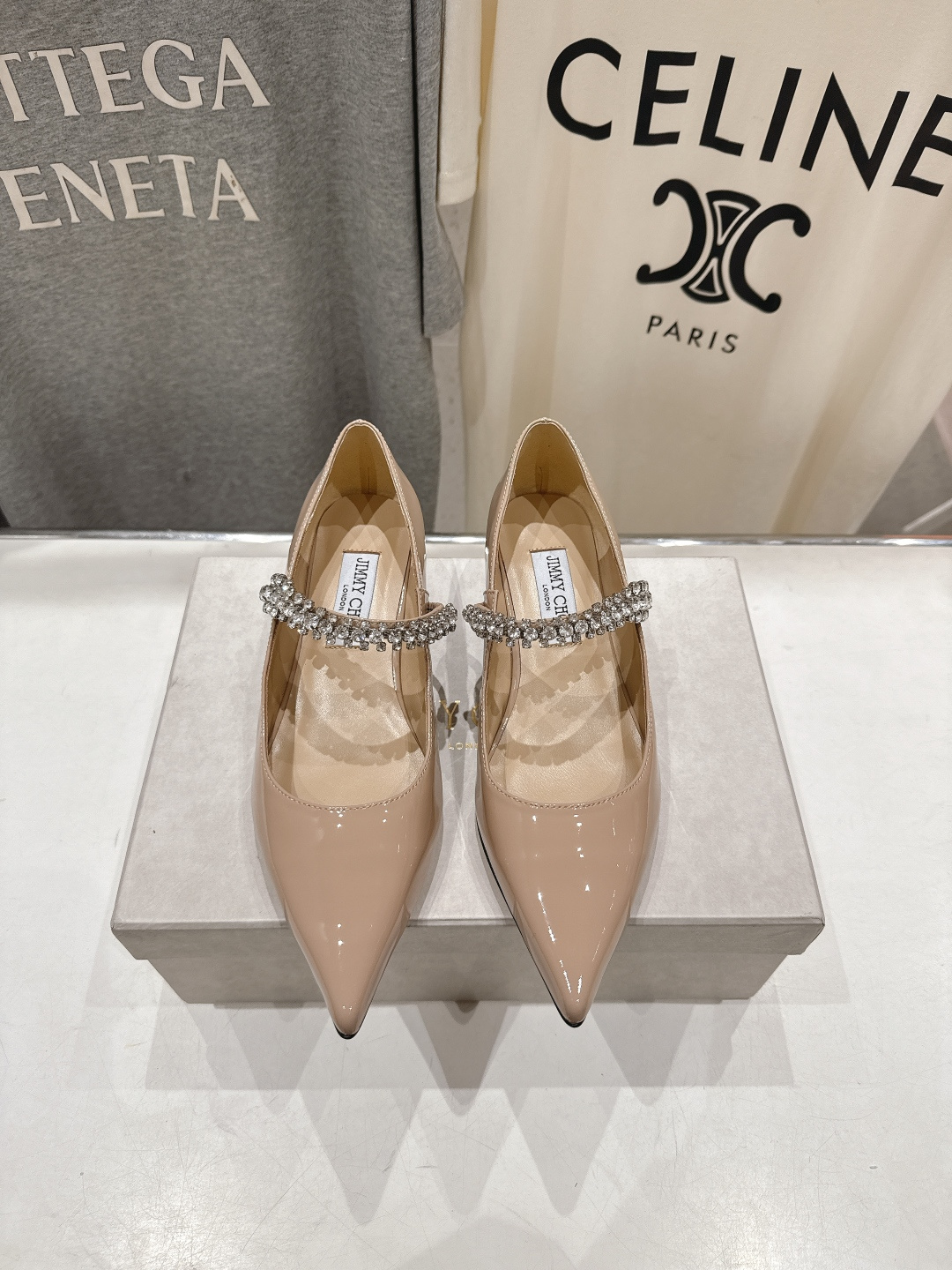 高版本出厂 JIMMY CHOO*｜JC/吉米周2026ss夏季新款玛丽珍平底鞋时装鞋单鞋原版套楦，完美