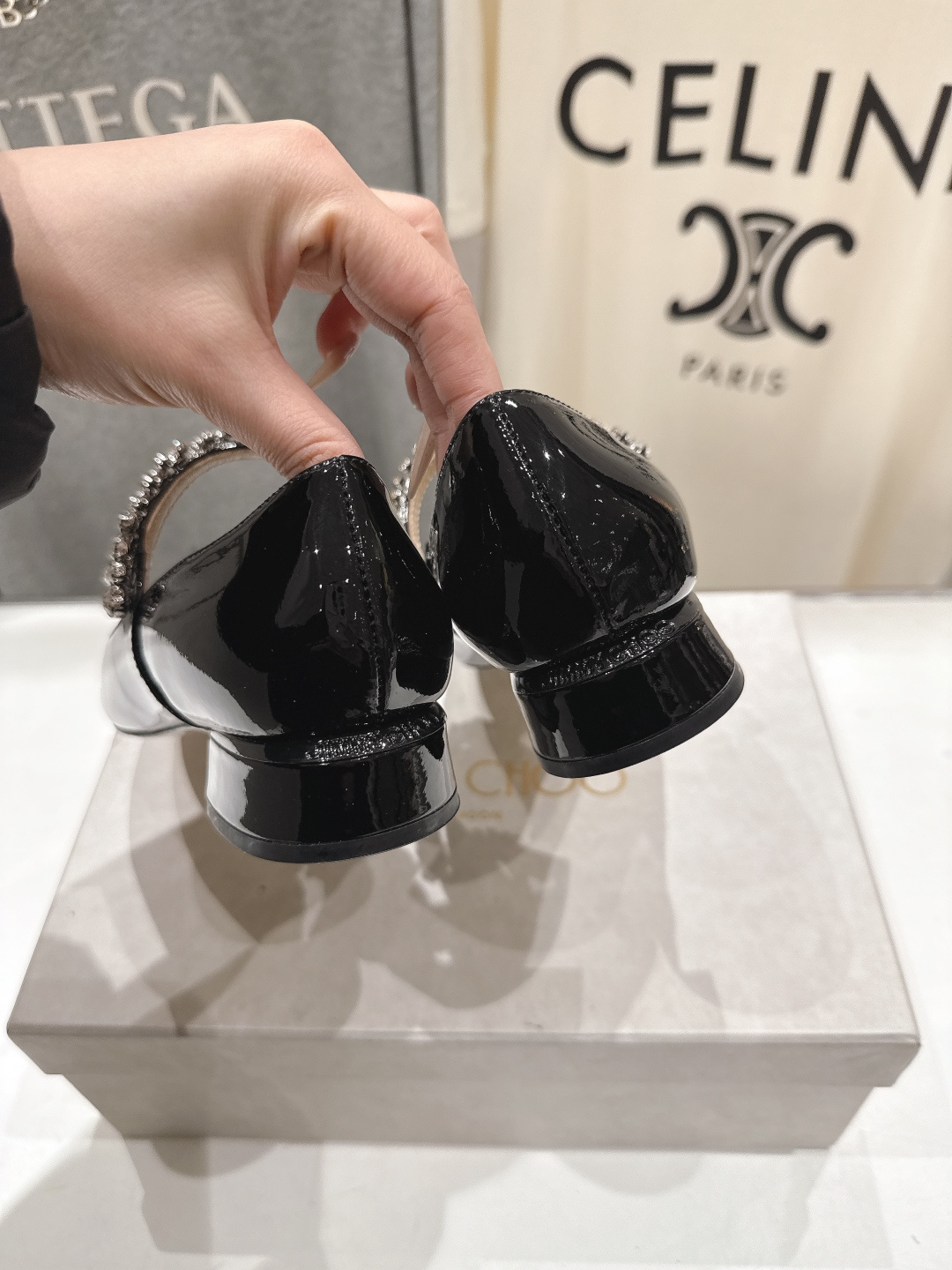 高版本出厂 JIMMY CHOO*｜JC/吉米周2026ss夏季新款玛丽珍平底鞋时装鞋单鞋原版套楦，完美