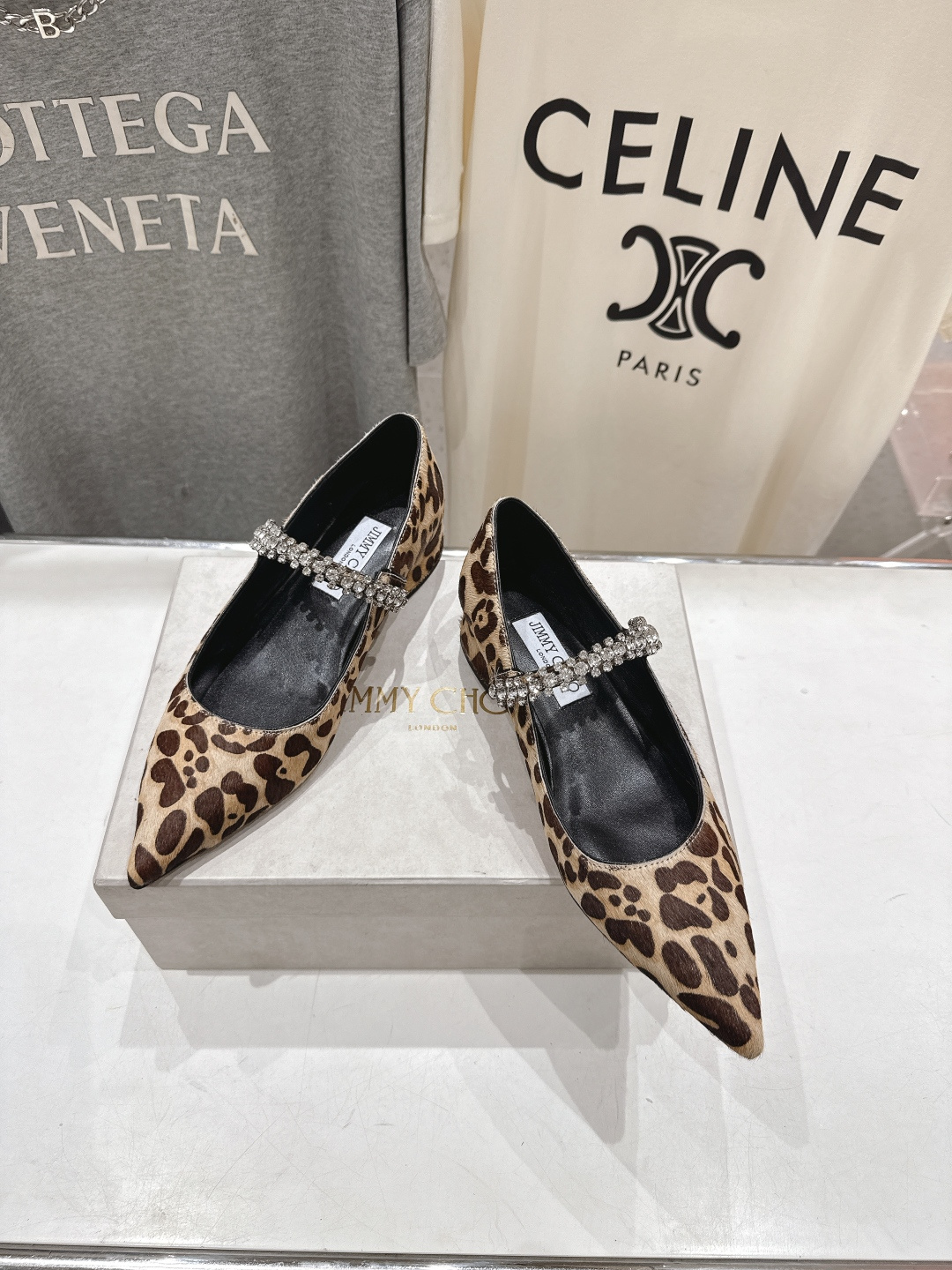 高版本出厂 JIMMY CHOO*｜JC/吉米周2026ss夏季新款玛丽珍平底鞋时装鞋单鞋原版套楦，完美