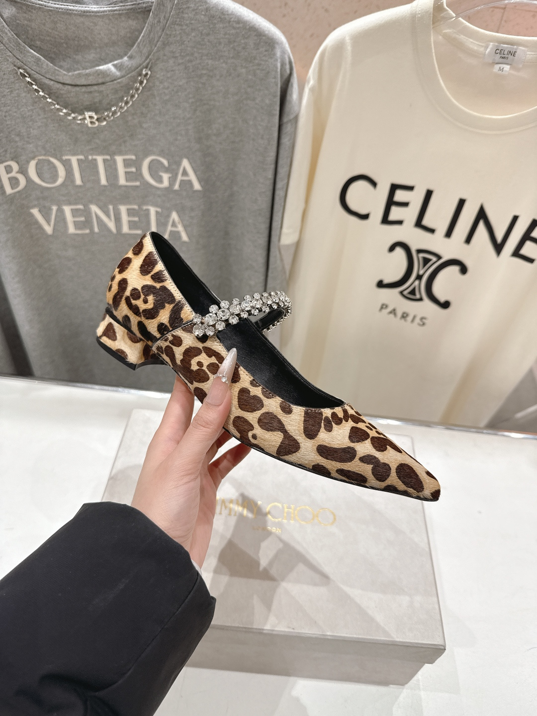 高版本出厂 JIMMY CHOO*｜JC/吉米周2026ss夏季新款玛丽珍平底鞋时装鞋单鞋原版套楦，完美