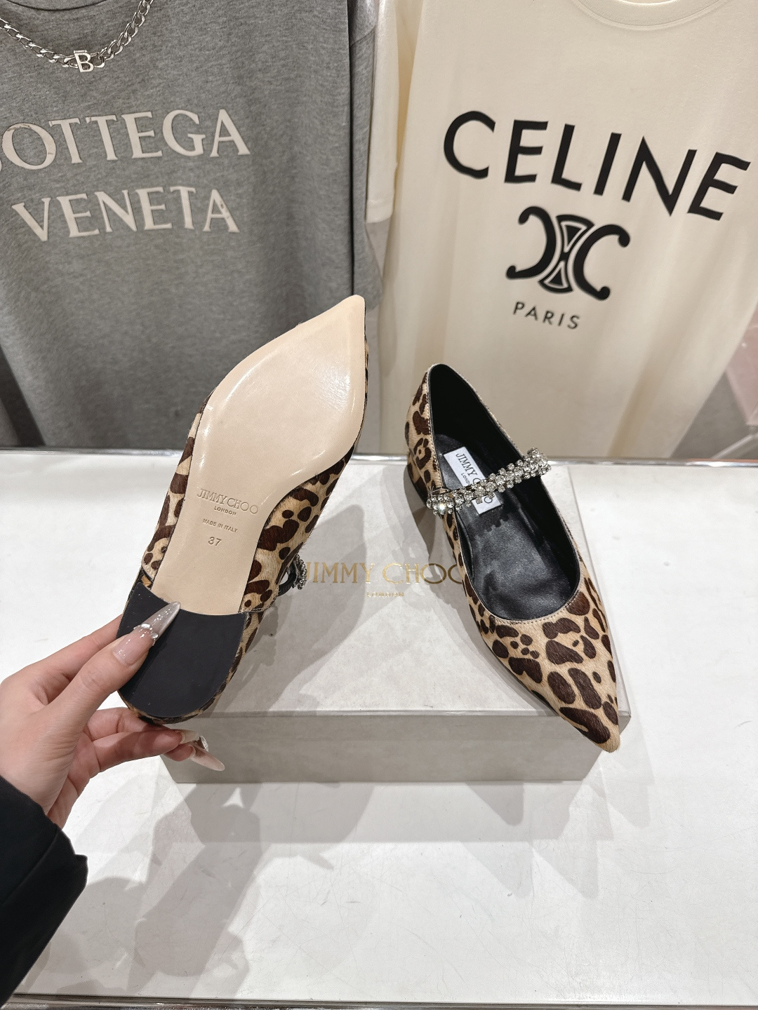 高版本出厂 JIMMY CHOO*｜JC/吉米周2026ss夏季新款玛丽珍平底鞋时装鞋单鞋原版套楦，完美