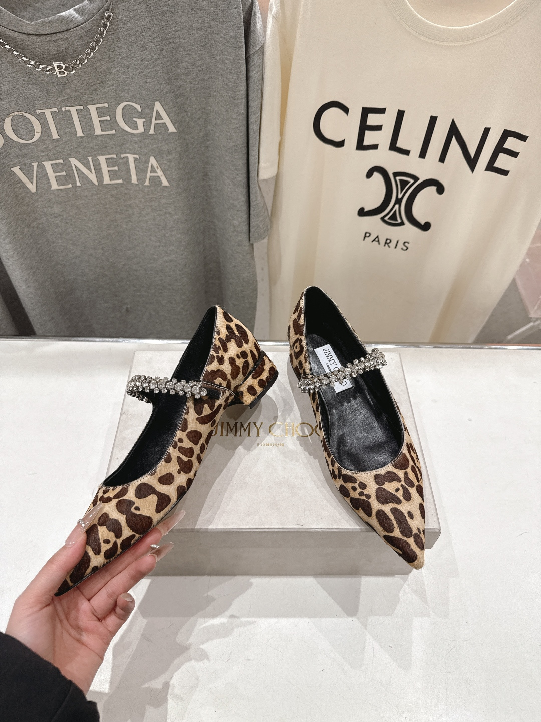 高版本出厂 JIMMY CHOO*｜JC/吉米周2026ss夏季新款玛丽珍平底鞋时装鞋单鞋原版套楦，完美