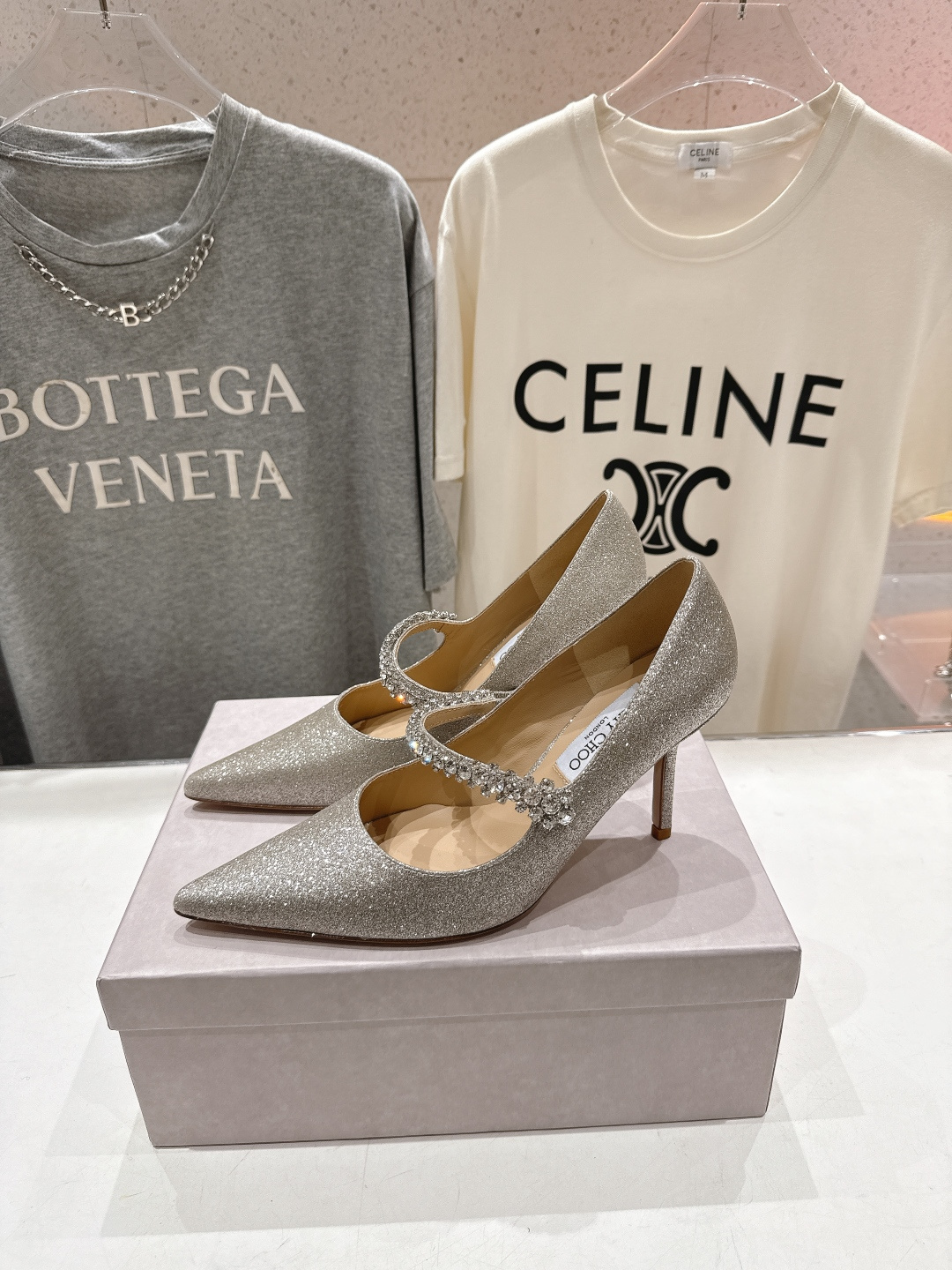 高版本出厂 JIMMY CHOO*｜JC/吉米周2026ss春夏季新款玛丽珍尖头高跟鞋鞋时装鞋单鞋原版套