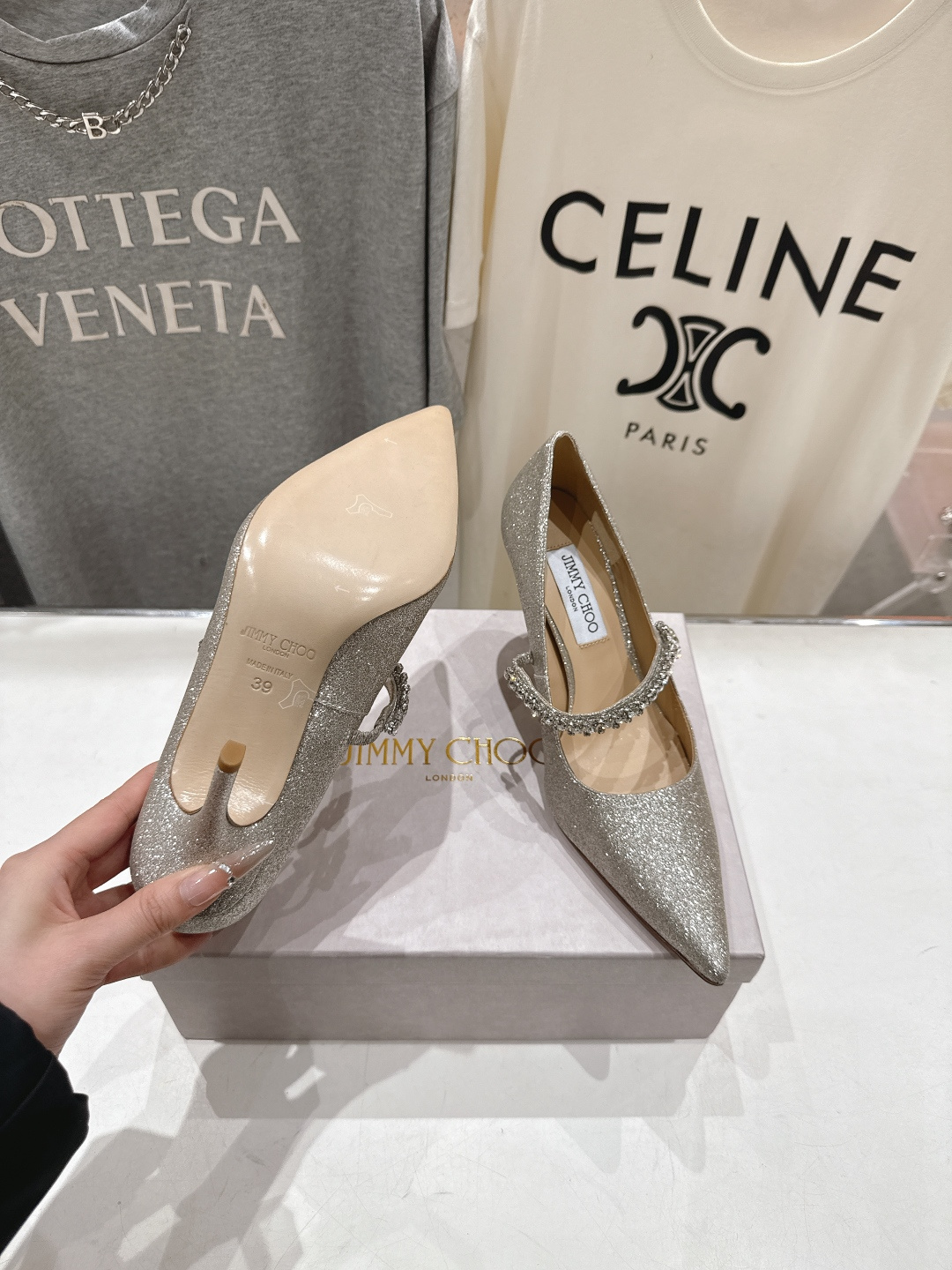 高版本出厂 JIMMY CHOO*｜JC/吉米周2026ss春夏季新款玛丽珍尖头高跟鞋鞋时装鞋单鞋原版套