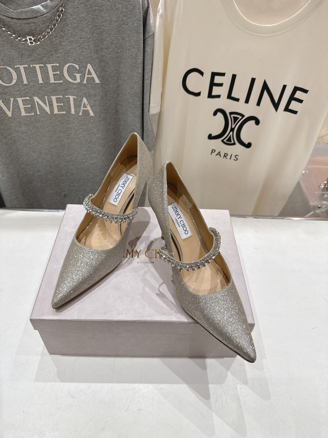 高版本出厂 JIMMY CHOO*｜JC/吉米周2026ss春夏季新款玛丽珍尖头高跟鞋鞋时装鞋单鞋原版套