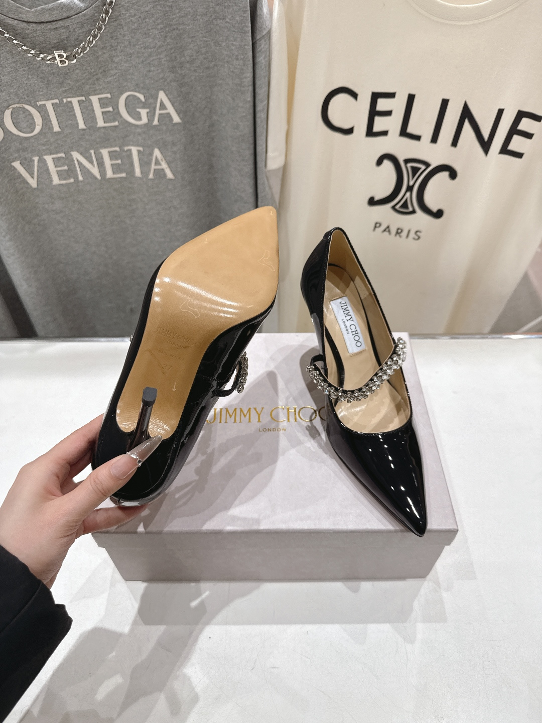 高版本出厂 JIMMY CHOO*｜JC/吉米周2026ss春夏季新款玛丽珍尖头高跟鞋鞋时装鞋单鞋原版套