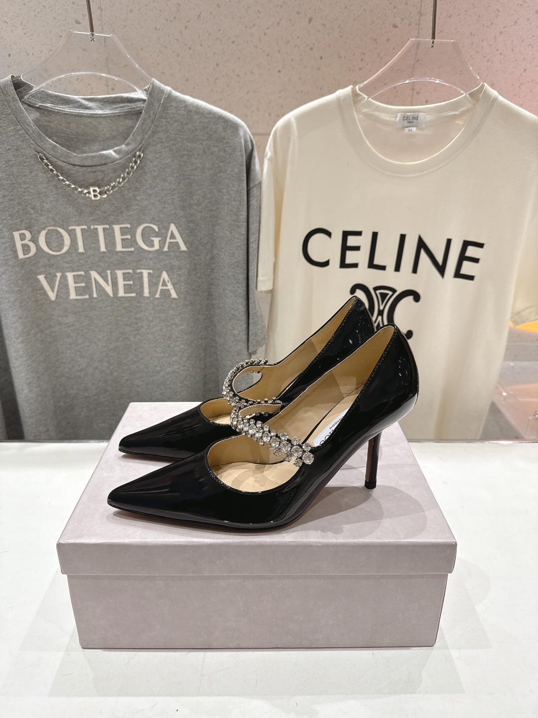 高版本出厂 JIMMY CHOO*｜JC/吉米周2026ss春夏季新款玛丽珍尖头高跟鞋鞋时装鞋单鞋原版套