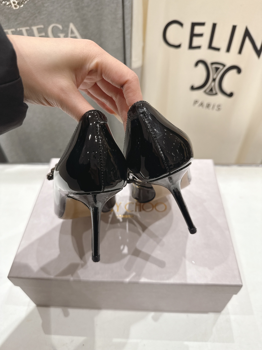 高版本出厂 JIMMY CHOO*｜JC/吉米周2026ss春夏季新款玛丽珍尖头高跟鞋鞋时装鞋单鞋原版套