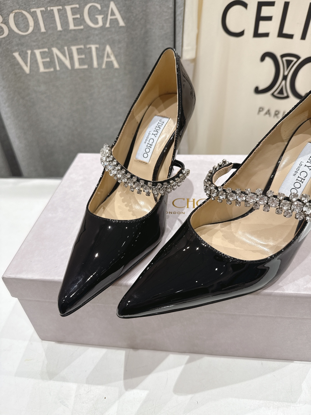 高版本出厂 JIMMY CHOO*｜JC/吉米周2026ss春夏季新款玛丽珍尖头高跟鞋鞋时装鞋单鞋原版套