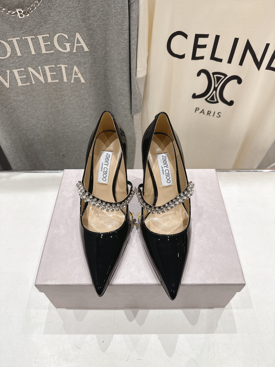 高版本出厂 JIMMY CHOO*｜JC/吉米周2026ss春夏季新款玛丽珍尖头高跟鞋鞋时装鞋单鞋原版套