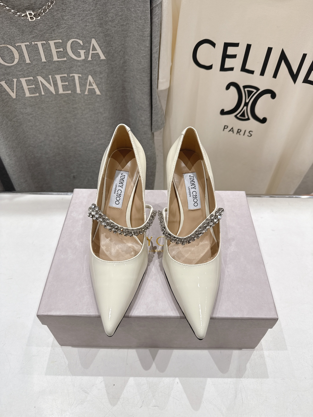 高版本出厂 JIMMY CHOO*｜JC/吉米周2026ss春夏季新款玛丽珍尖头高跟鞋鞋时装鞋单鞋原版套