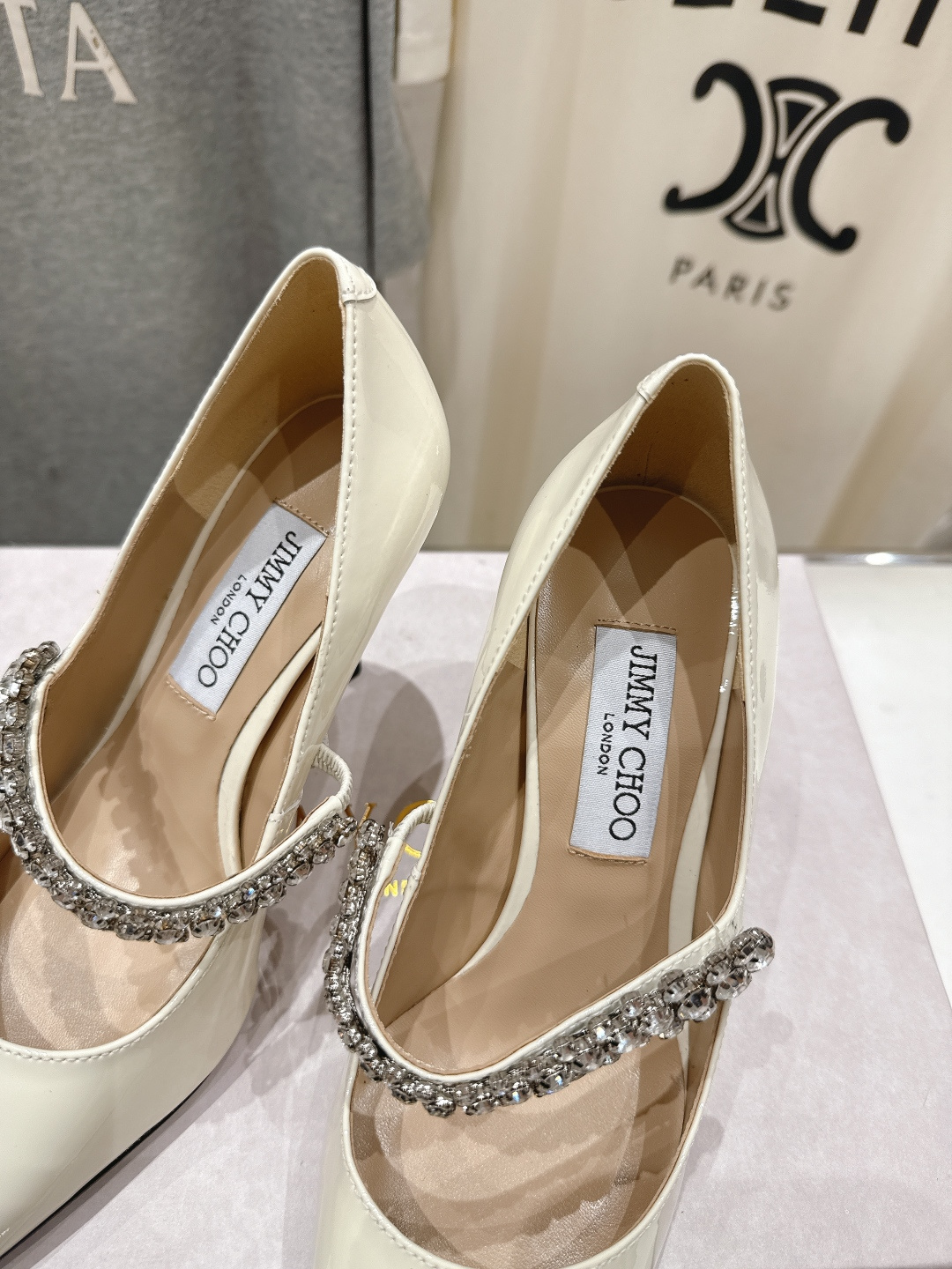 高版本出厂 JIMMY CHOO*｜JC/吉米周2026ss春夏季新款玛丽珍尖头高跟鞋鞋时装鞋单鞋原版套