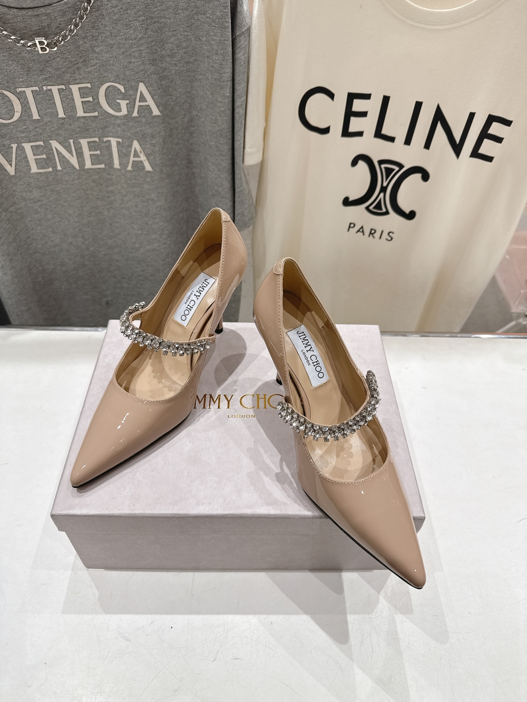 高版本出厂 JIMMY CHOO*｜JC/吉米周2026ss春夏季新款玛丽珍尖头高跟鞋鞋时装鞋单鞋原版套