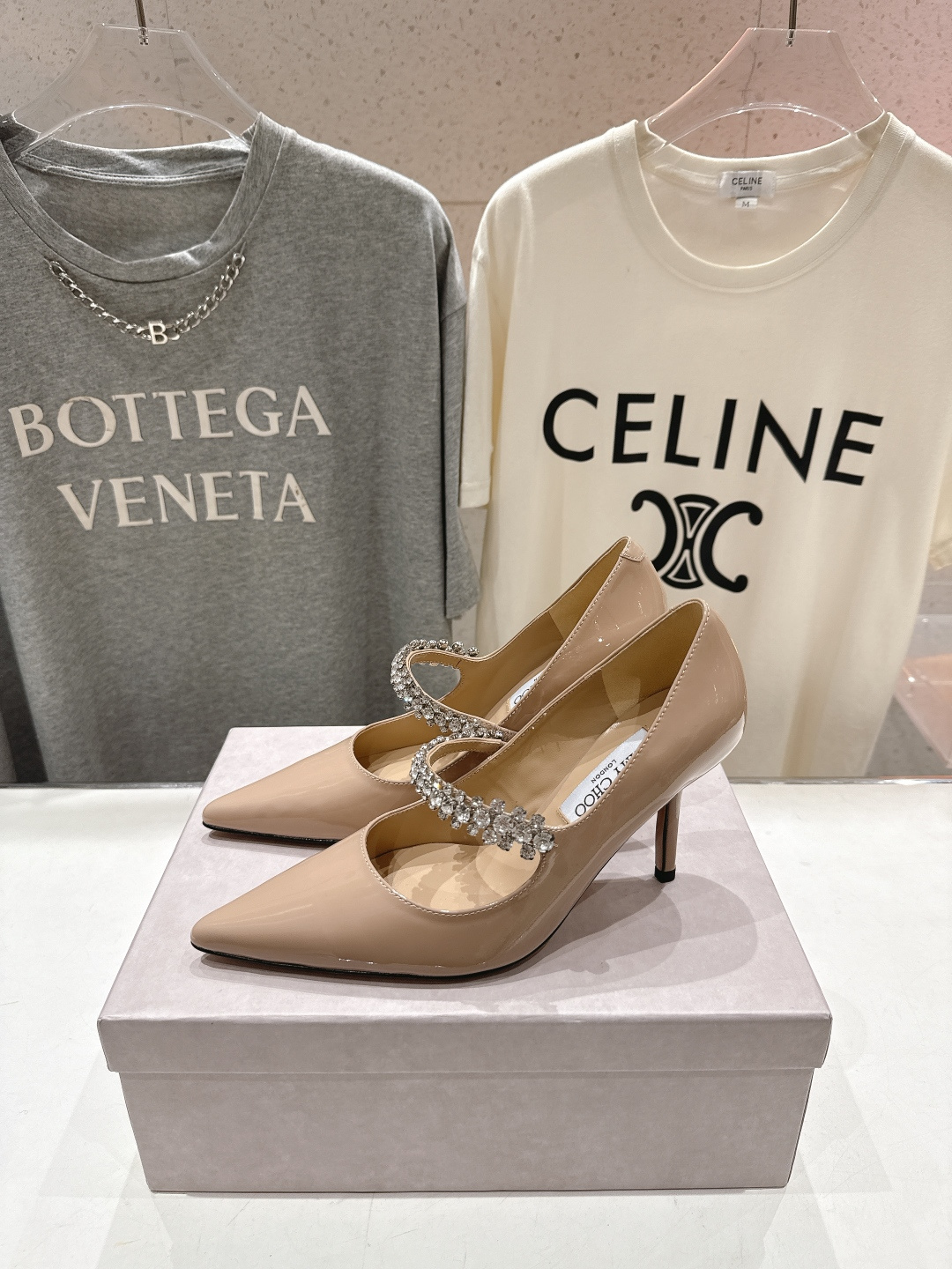 高版本出厂 JIMMY CHOO*｜JC/吉米周2026ss春夏季新款玛丽珍尖头高跟鞋鞋时装鞋单鞋原版套