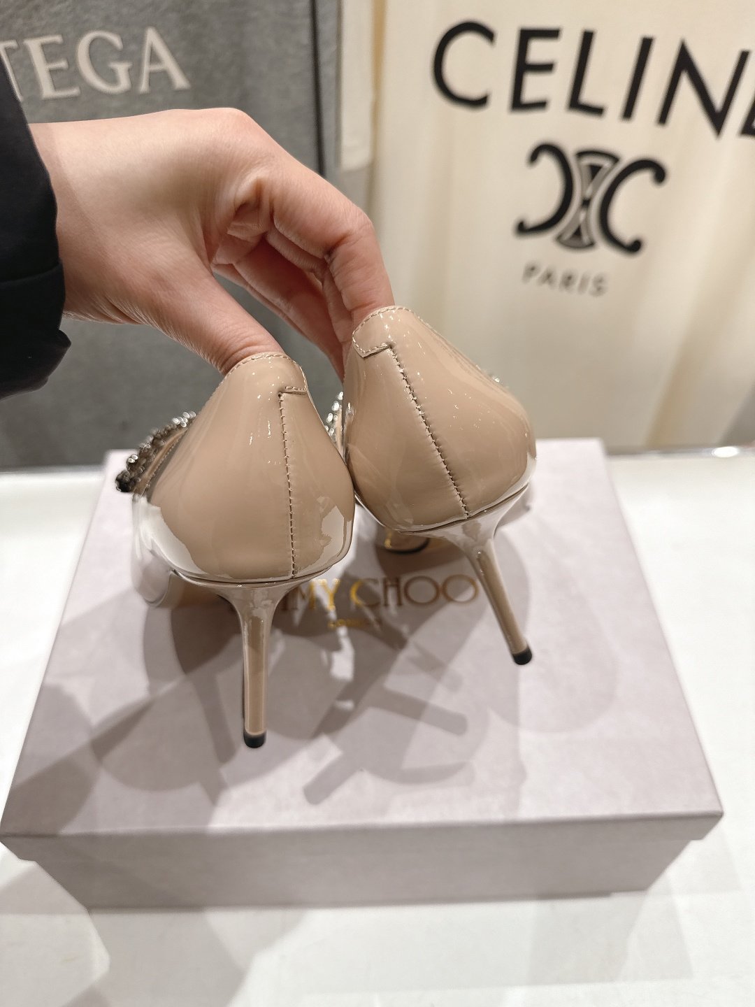 高版本出厂 JIMMY CHOO*｜JC/吉米周2026ss春夏季新款玛丽珍尖头高跟鞋鞋时装鞋单鞋原版套