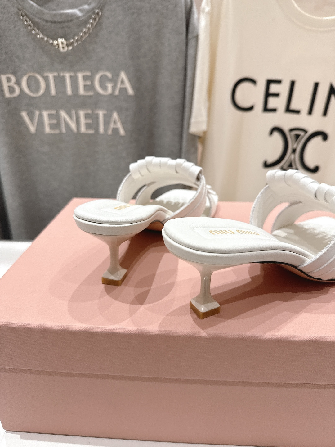 高版本出厂 MiuMiu*缪缪F032 2026ss春夏新款高跟流苏凉鞋拖鞋Zp开发 原版拆卸 秒杀市面