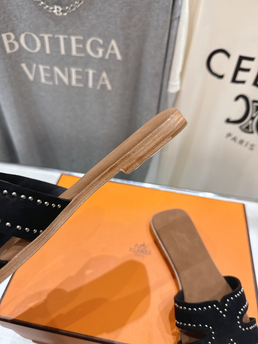 高版本出厂 HERMES*✈️爱马仕F032 H家2026ss最新夏季升级版经典款平底H拖鞋🇮🇹度假旅游