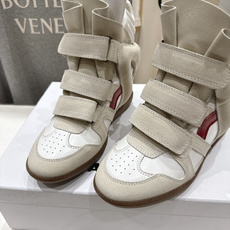 高版本出厂 Isabel Marant/伊莎贝尔2026ss春夏新款内增高拼色高帮休闲鞋小短靴超级有高 高版本出厂 Isabel Marant/伊莎贝尔2026ss春夏新款内增高拼色高帮休闲鞋小短靴超级有高