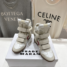 高版本出厂 Isabel Marant/伊莎贝尔2026ss春夏新款内增高拼色高帮休闲鞋小短靴超级有高 高版本出厂 Isabel Marant/伊莎贝尔2026ss春夏新款内增高拼色高帮休闲鞋小短靴超级有高