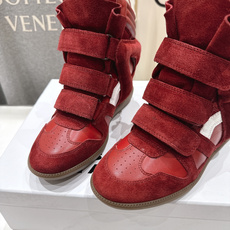 高版本出厂 Isabel Marant/伊莎贝尔2026ss春夏新款内增高拼色高帮休闲鞋小短靴超级有高 高版本出厂 Isabel Marant/伊莎贝尔2026ss春夏新款内增高拼色高帮休闲鞋小短靴超级有高