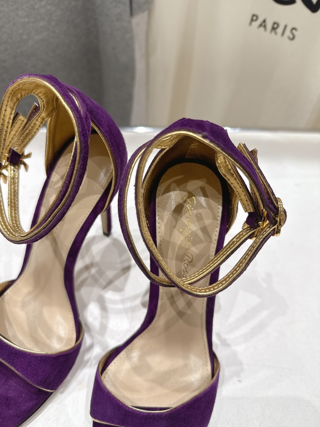 高版本出厂 Gianvito Rossi/吉安维托·罗西F030 2026ss夏季最新款高跟鞋凉鞋Gia