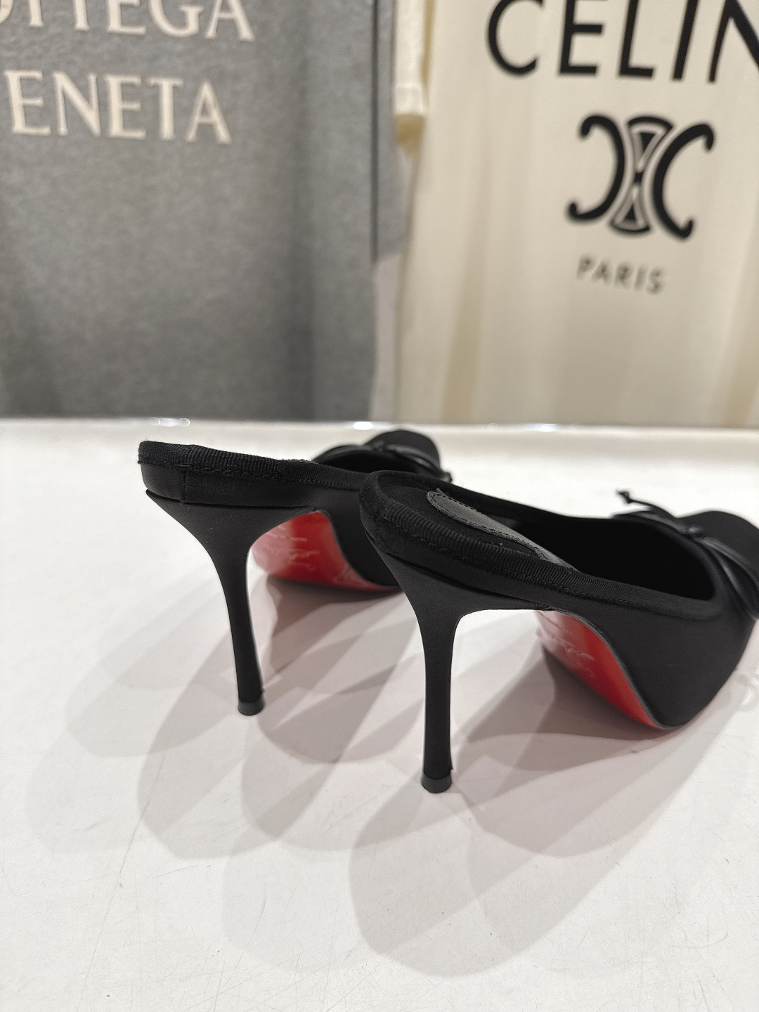 高版本出厂 Christian Loubotti CL红底鞋F030 2026ss新款蝴蝶结仙女风高跟鞋