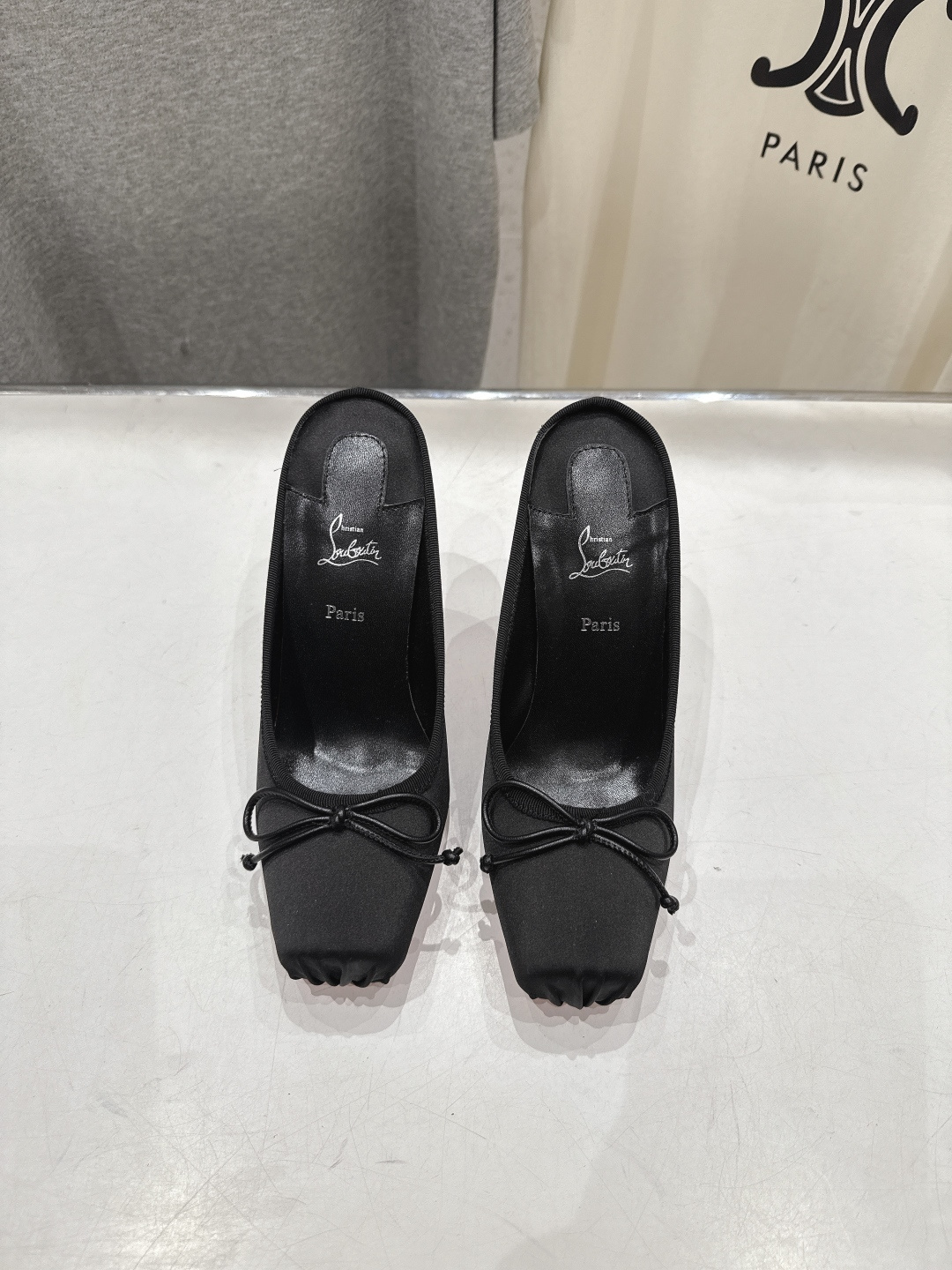 高版本出厂 Christian Loubotti CL红底鞋F030 2026ss新款蝴蝶结仙女风高跟鞋