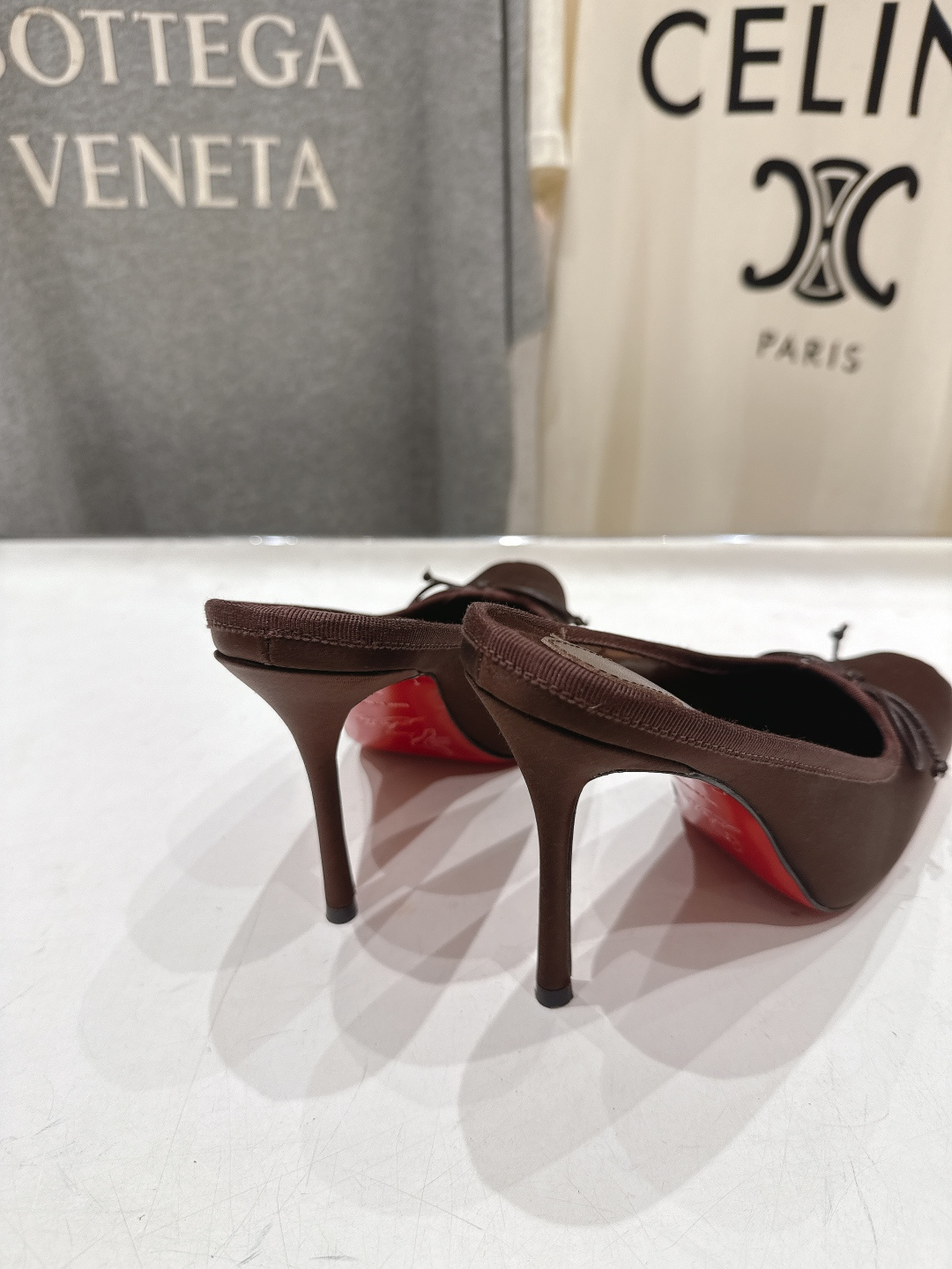 高版本出厂 Christian Loubotti CL红底鞋F030 2026ss新款蝴蝶结仙女风高跟鞋