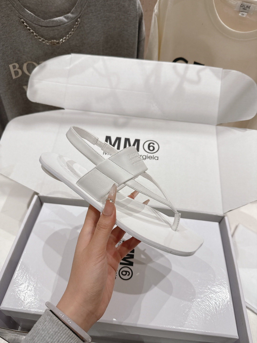 高版本出厂 【Maison Margiela】MM6马吉拉2026ss新品夏季平底夹脚凉鞋～夏季百搭款舒