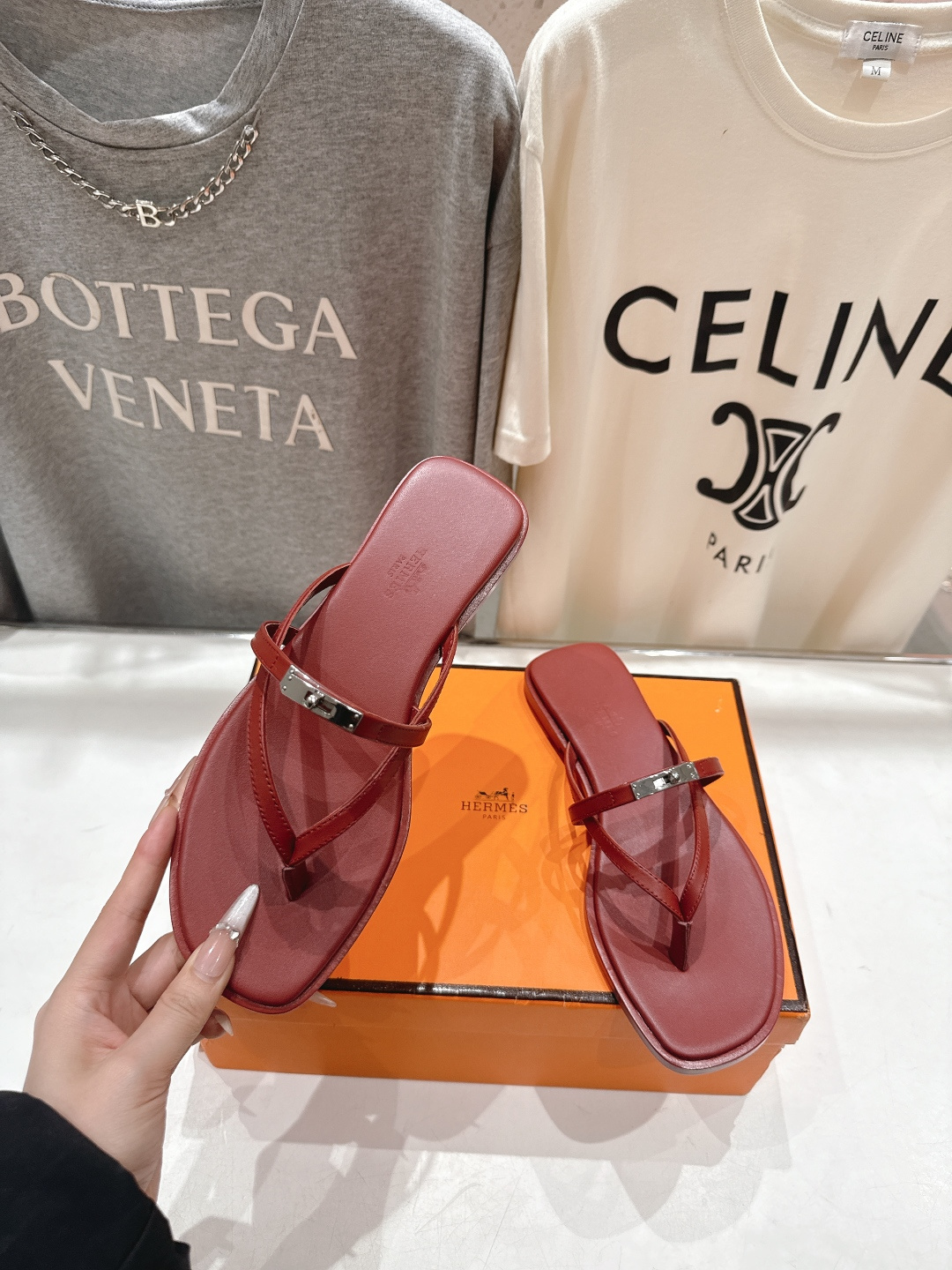 高版本出厂 Hermes/爱马仕H家F062 2026ss夏季新款 Extra度假风夹脚沙滩人字拖鞋顶级